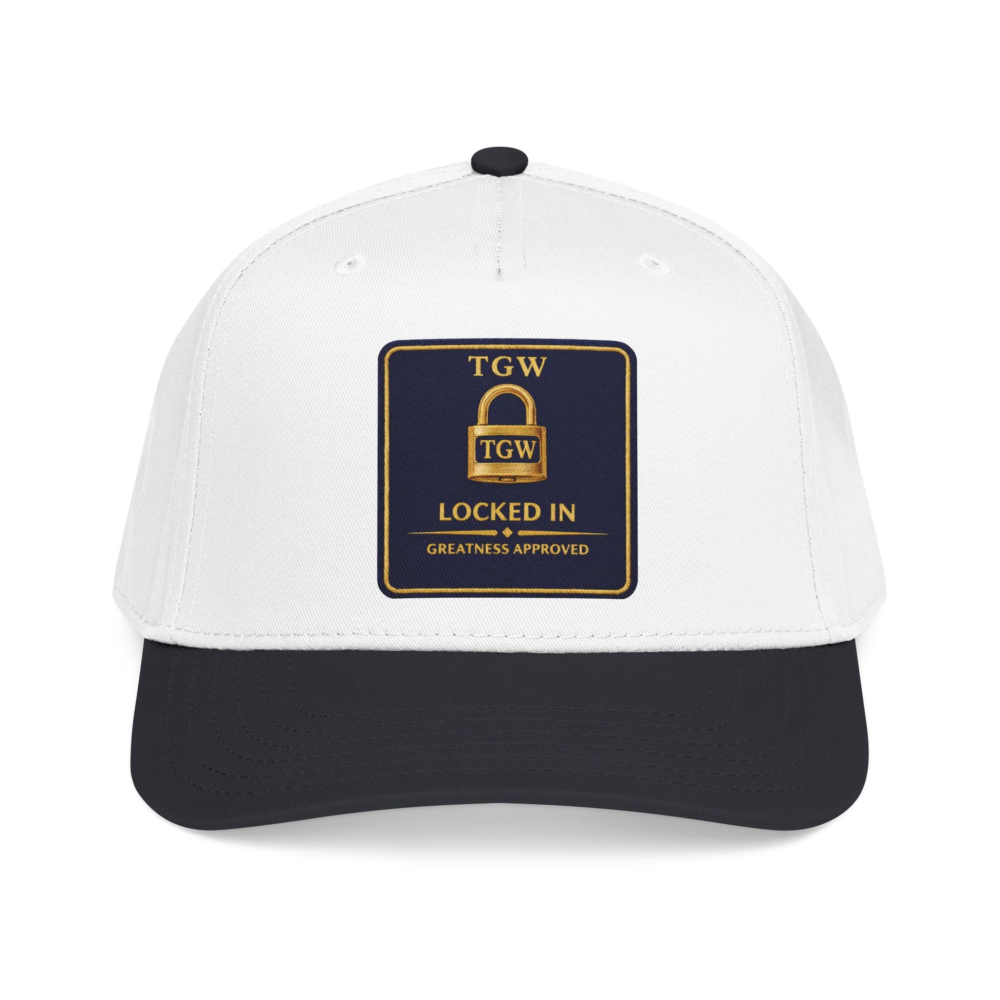 TGW “LOCKED IN” — Greatness Approved   Mid Profile Baseball Cap