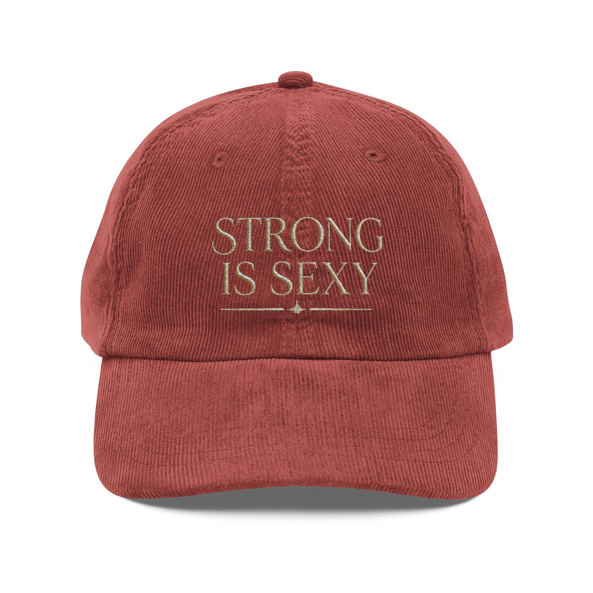 TGW Collection TM - Strong Is Sexy - Vintage Corduroy Cap