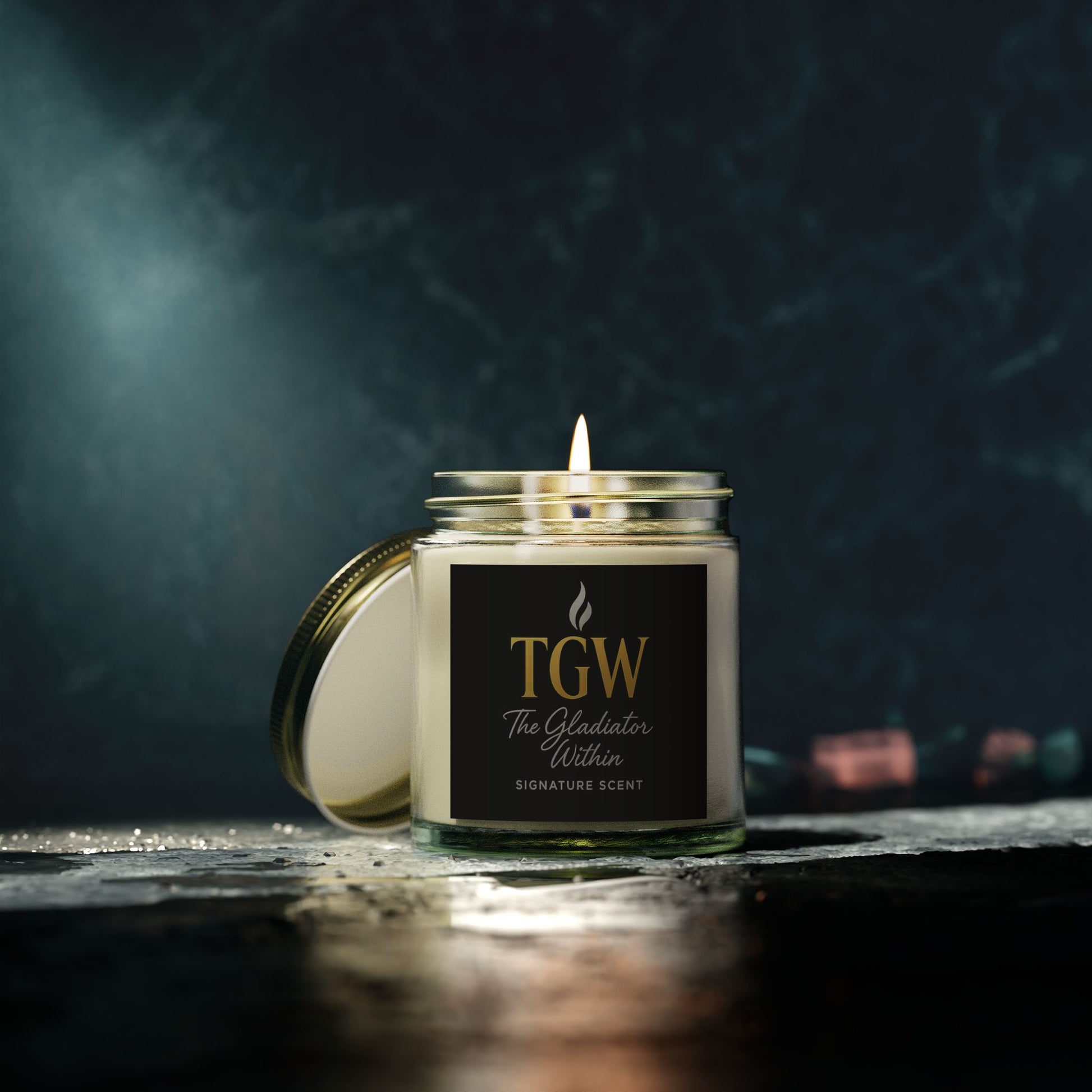 Luxurious Scented Candles for Relaxation, The Gladiator Within - Perfect Gift, Home Decor, Spa Nights, Aromatherapy