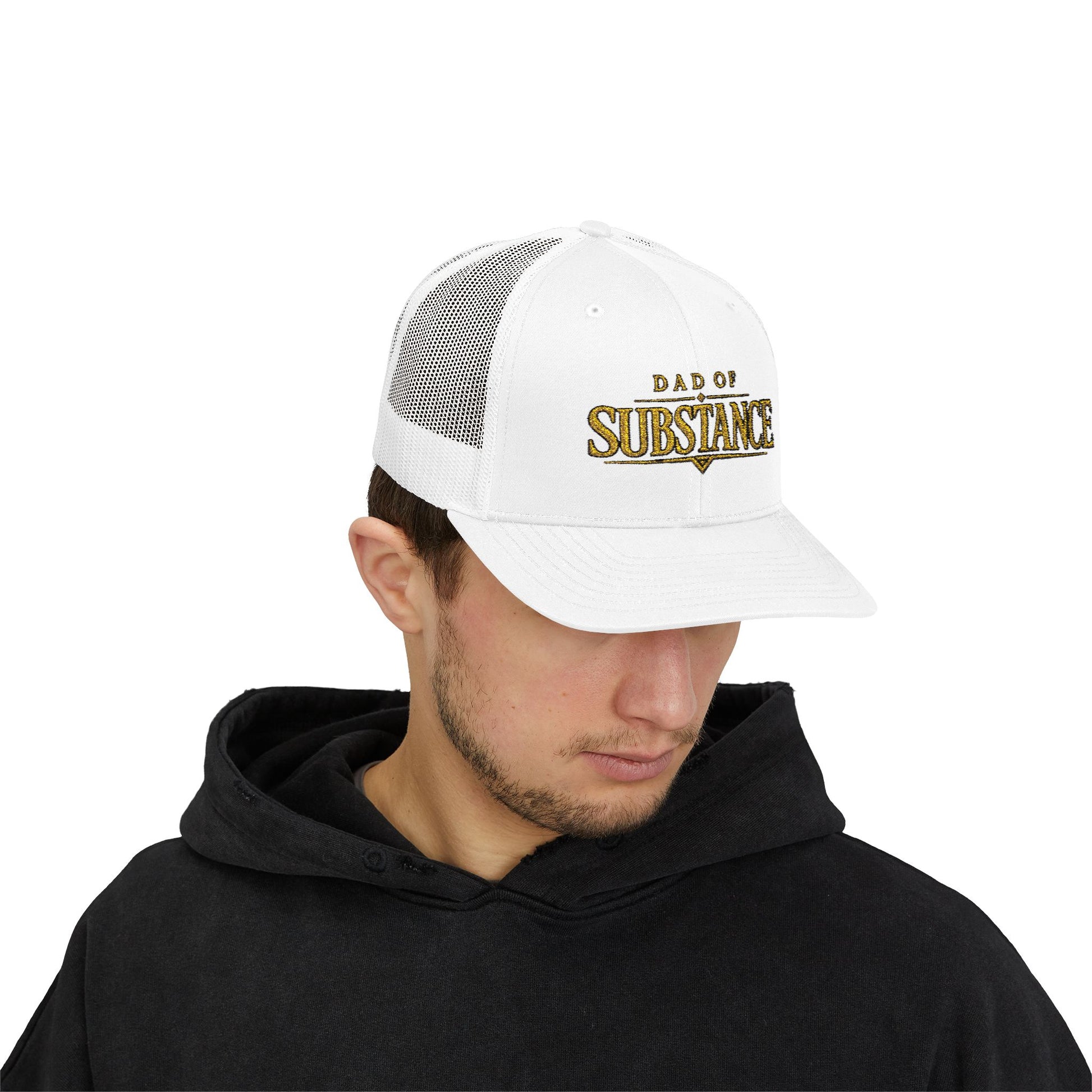 TGW COLLECTION TM - Dad of Substance Snapback Trucker Cap
