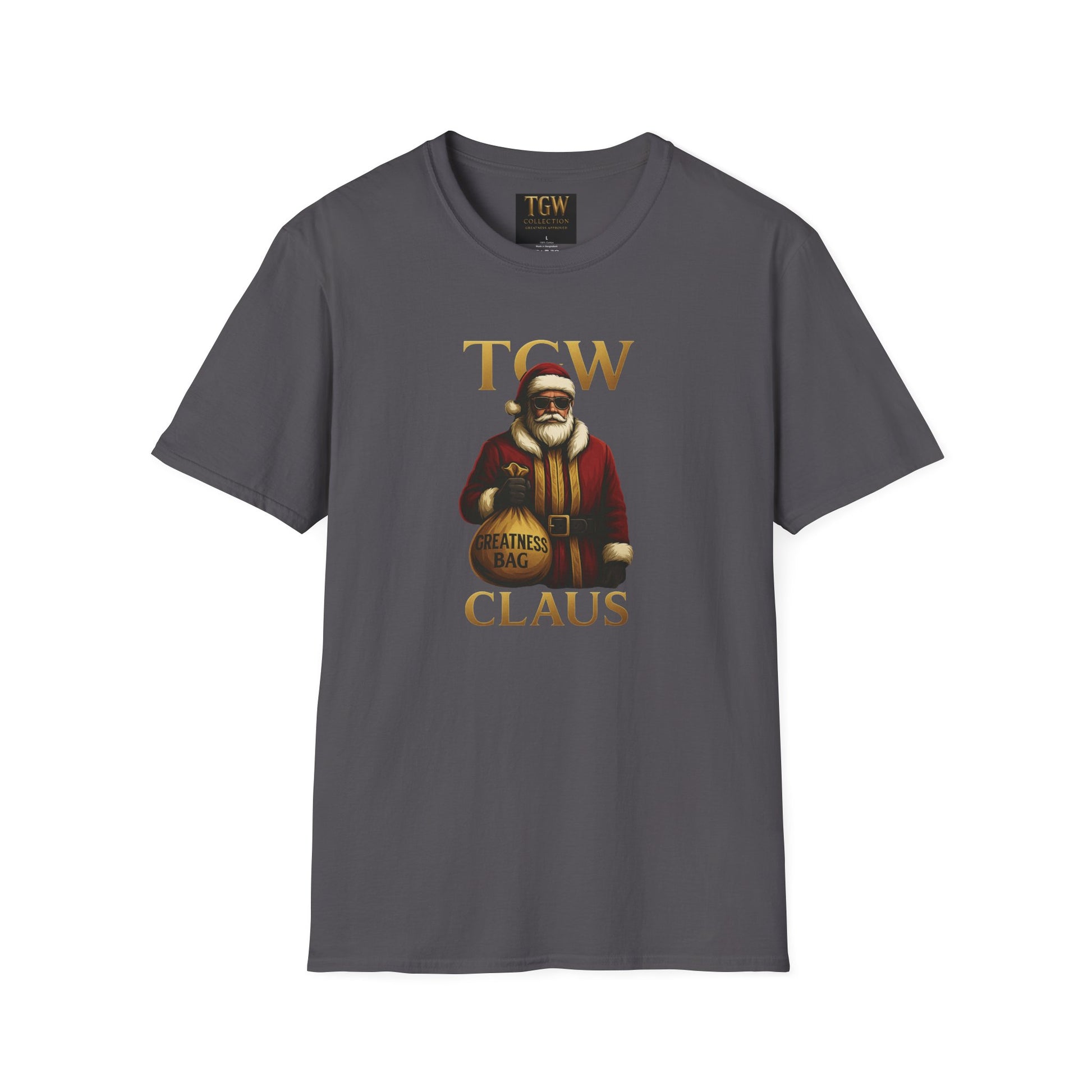 T-Shirt 'TOW Claus' Vintage Santa Graphic Holiday Tee