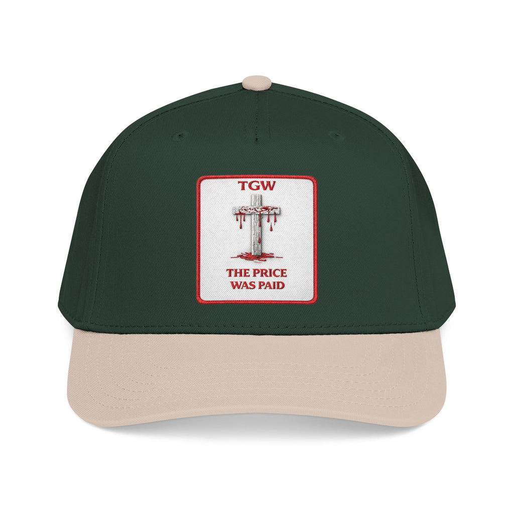 TGW “THE PRICE WAS PAID”  Mid Profile Baseball Cap