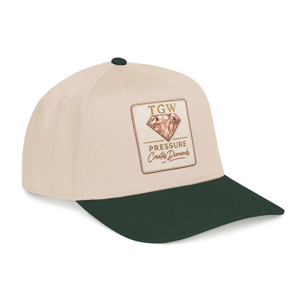 TGW Collection™  The TGW "Pressure Diamonds" Mid Profile Baseball Cap