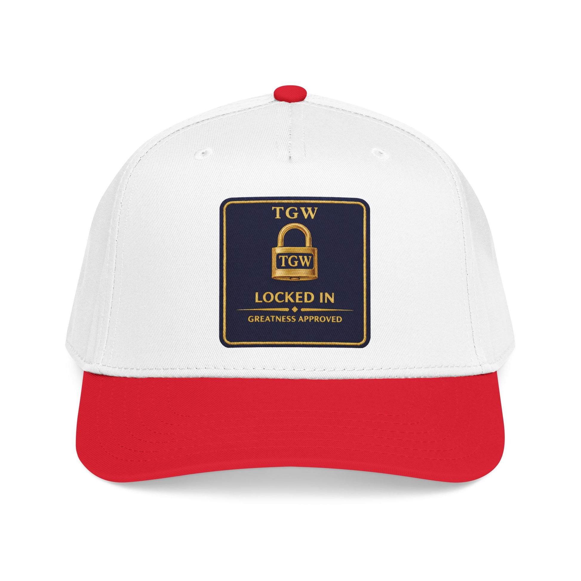 TGW “LOCKED IN” — Greatness Approved   Mid Profile Baseball Cap