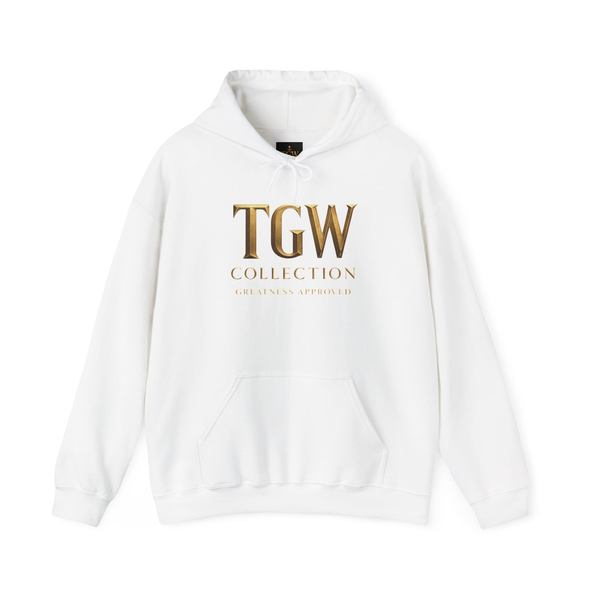 Elegant Gold Graphic Hoodie for Trendy Comfort | Sweatshirt, Cozy Wear, Fashion Gift, Casual Style, TGW Collection