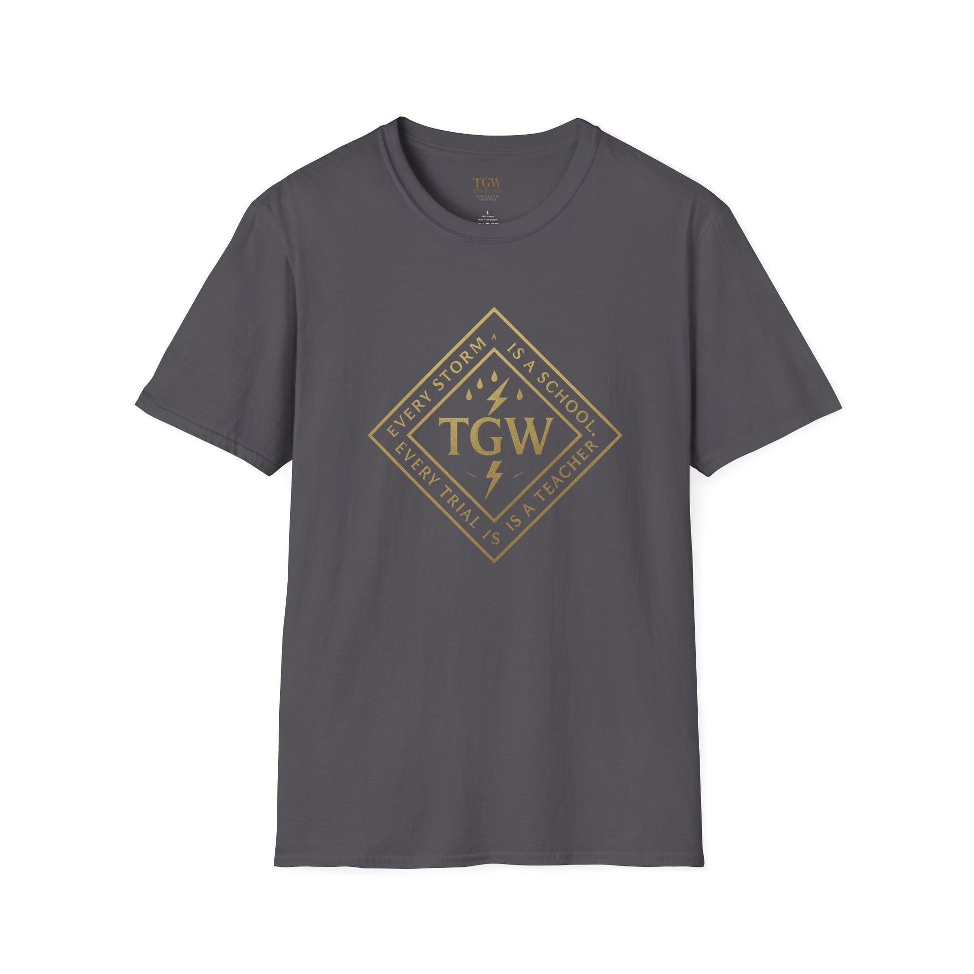Graphic Tee with Lightning Design - Casual Trendy T-Shirt for Everyday Wear, Gifts, Occasions, Festivals