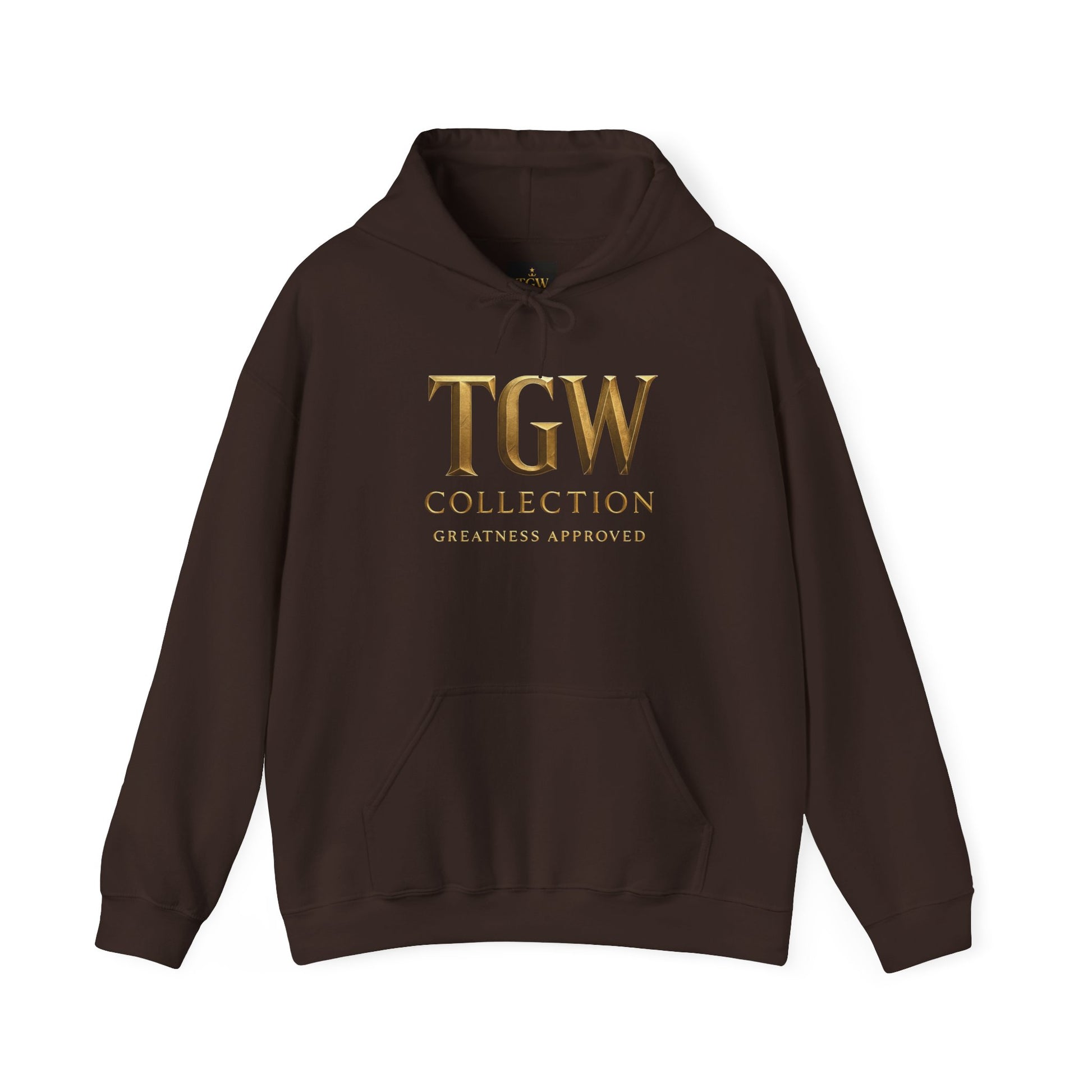 Elegant Gold Graphic Hoodie for Trendy Comfort | Sweatshirt, Cozy Wear, Fashion Gift, Casual Style, TGW Collection