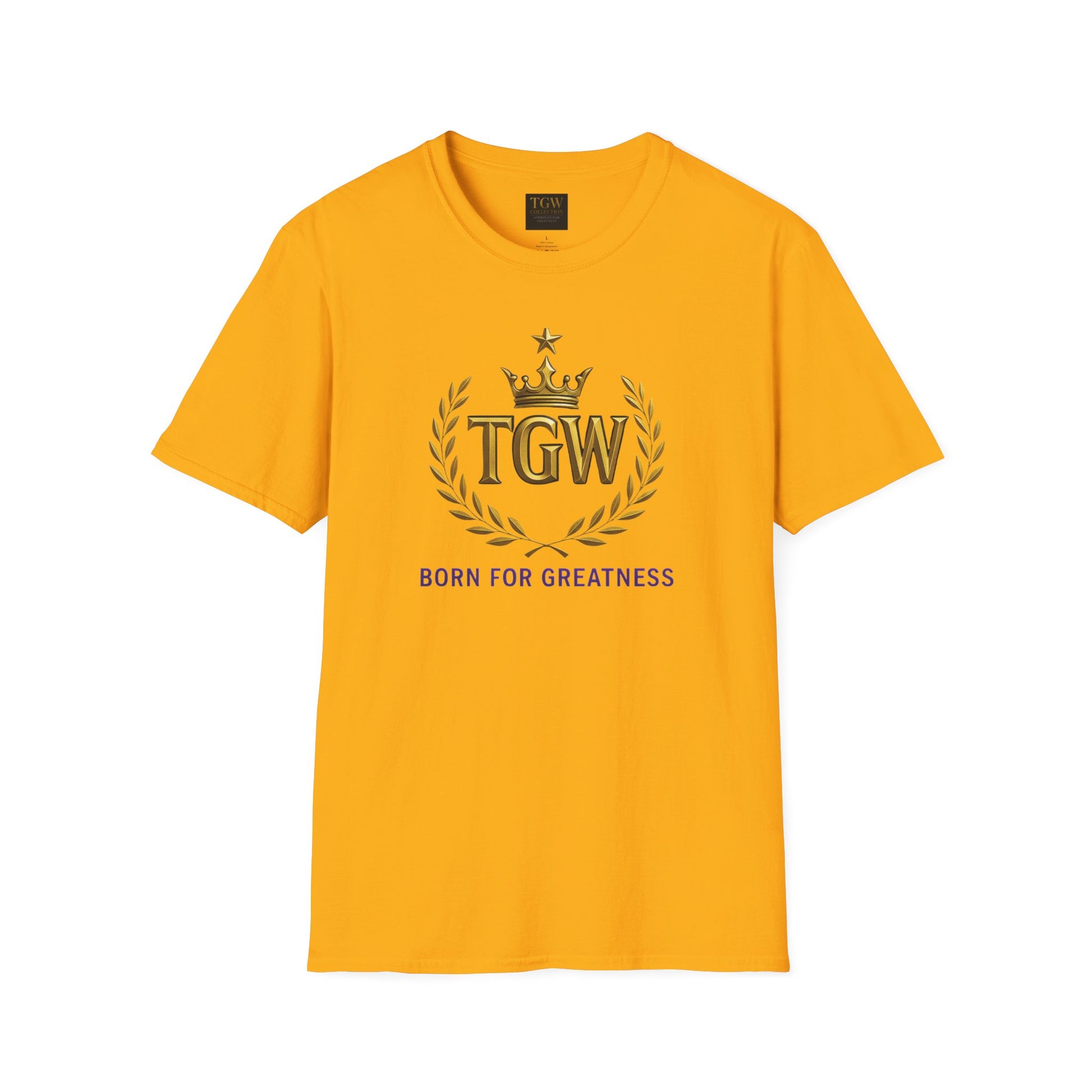 Inspirational T-Shirt - Born for Greatness, Motivational Tee, Gift for Achievers, Casual Wear, Everyday Comfort