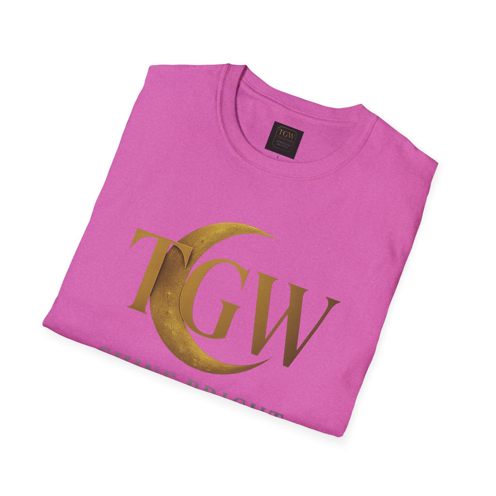 Shine Bright T-Shirt, Graphic Tee, Motivational Gift, Casual Wear, Inspirational Apparel