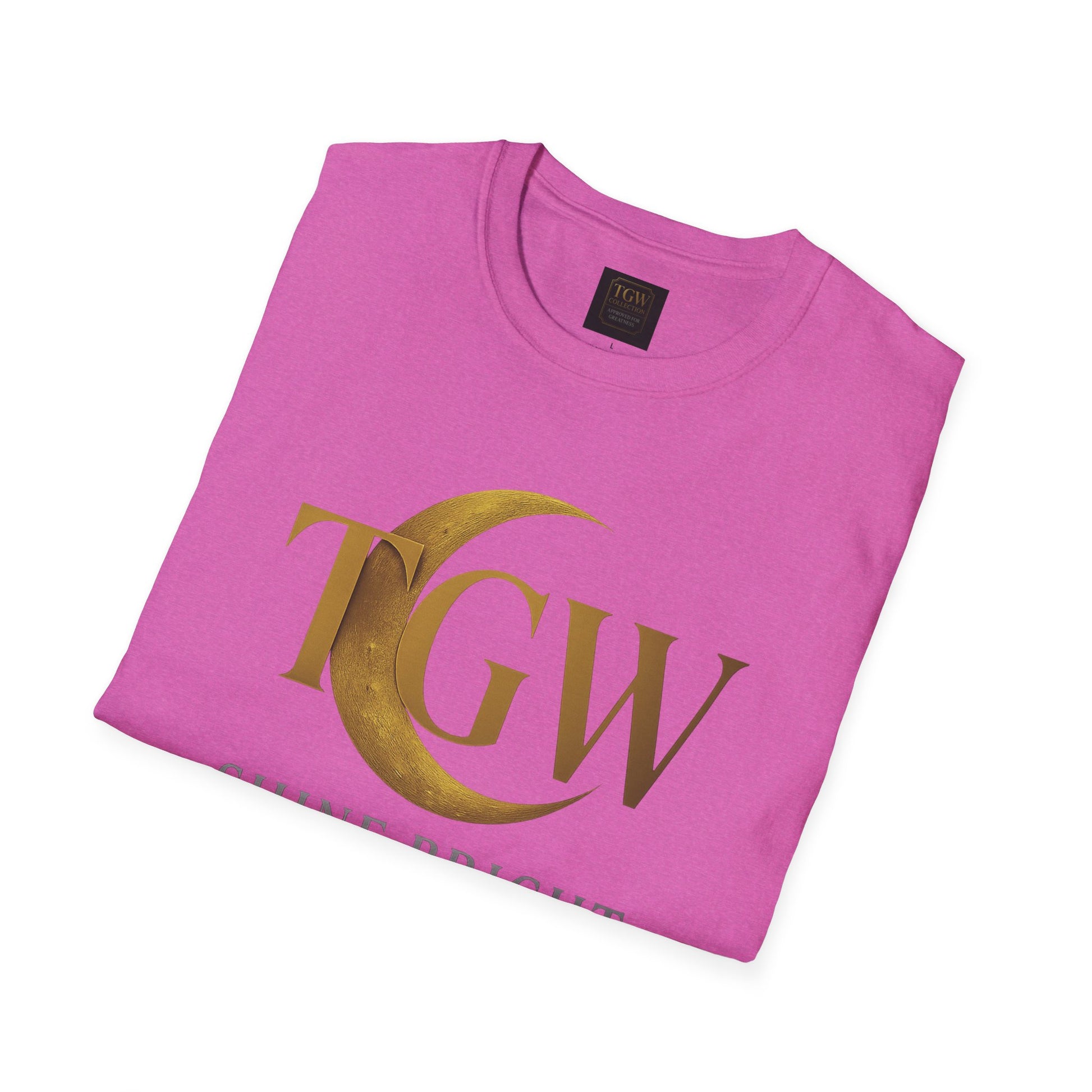Shine Bright T-Shirt, Graphic Tee, Motivational Gift, Casual Wear, Inspirational Apparel