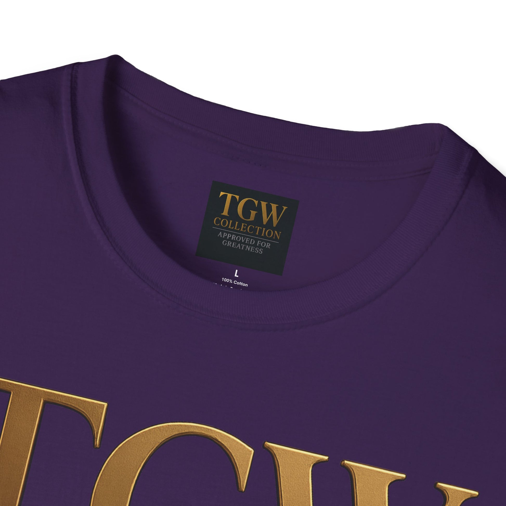 TGW Collection  Soft style T-Shirt | Casual Graphic Tee | Greatness Approved | Perfect for Everyday Wear, Gifts, and Celebrations