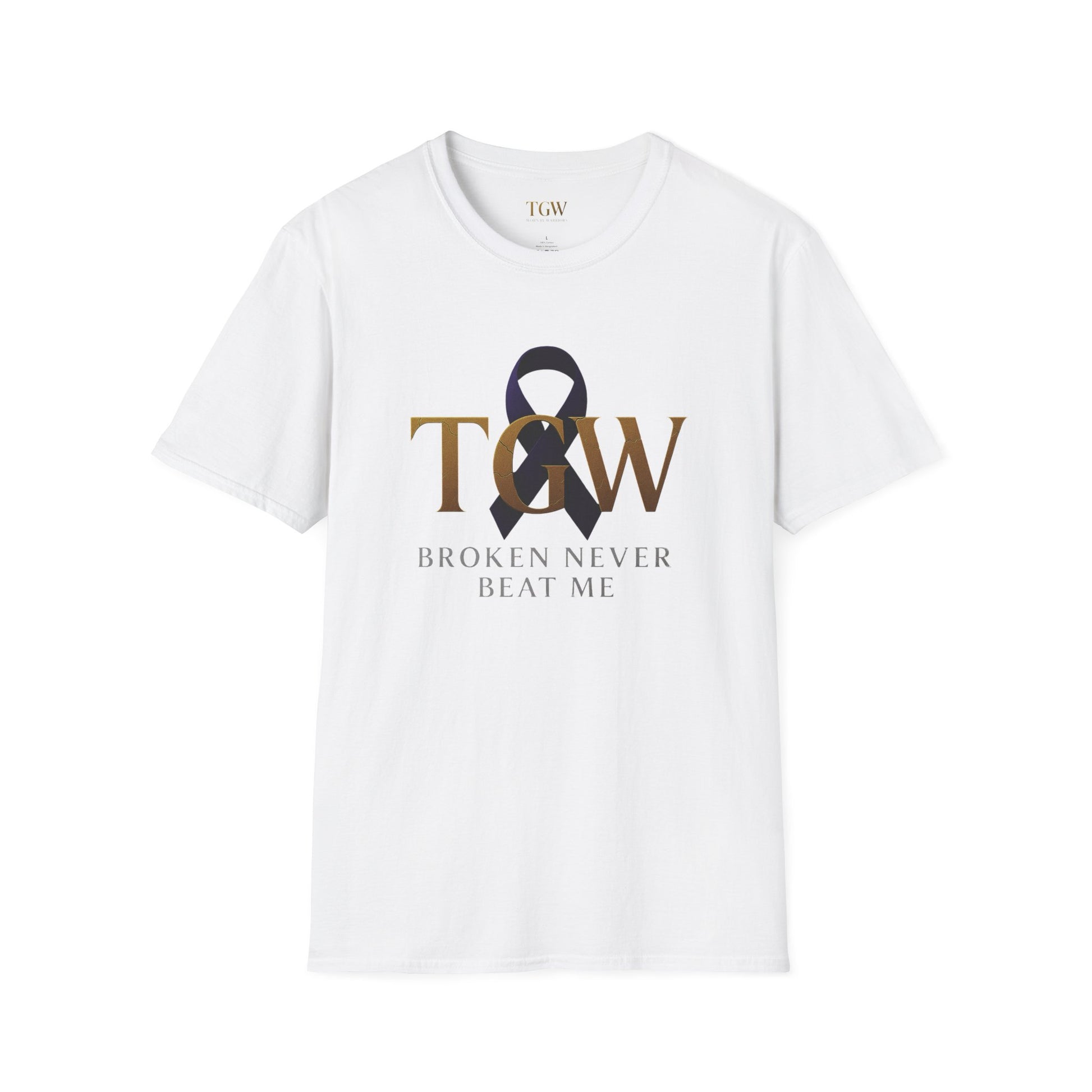 Empowering Unisex Softstyle T-Shirt, Supportive Tee for Awareness, Gift for Cancer Fighters, Casual Wear, Inspirational Shirt