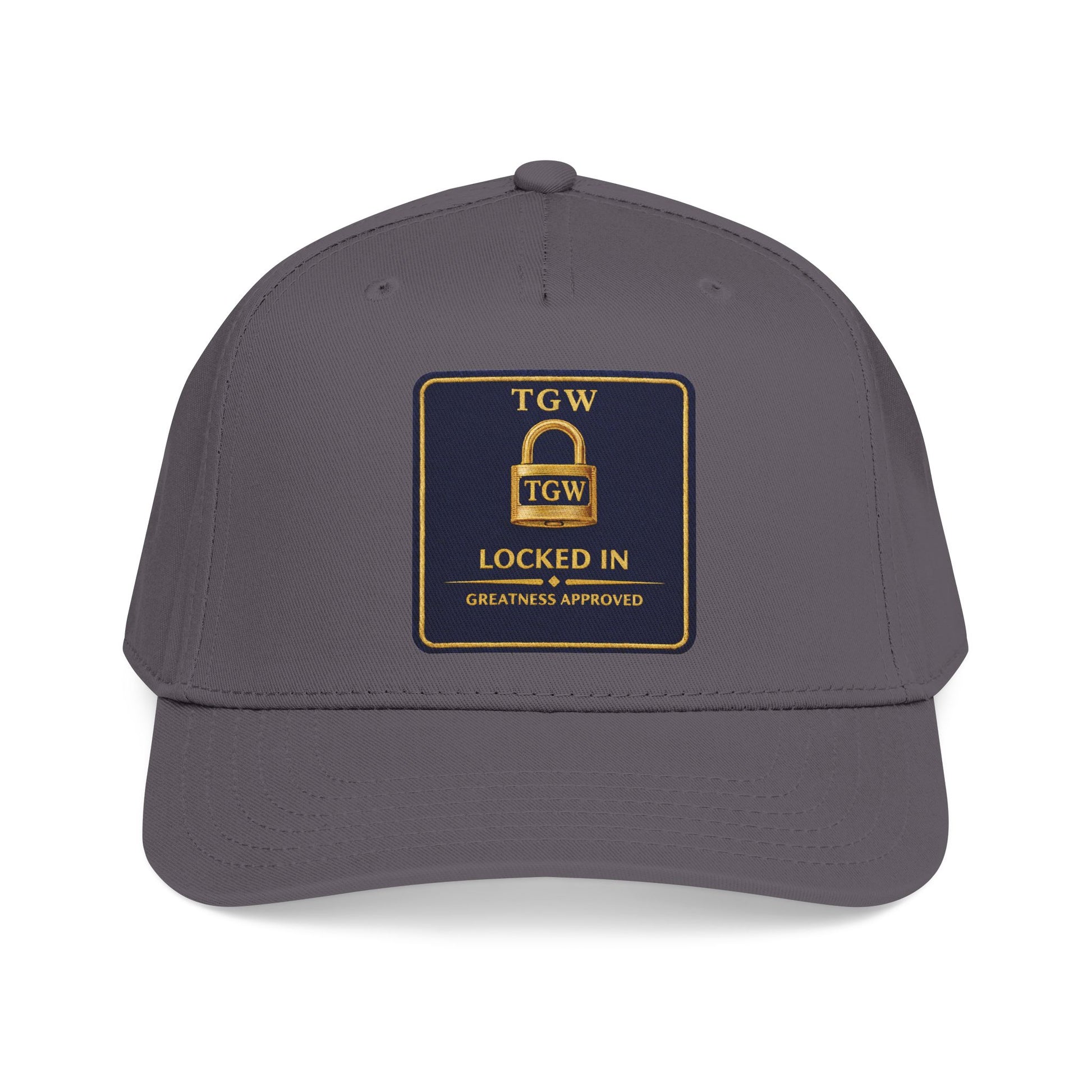 TGW “LOCKED IN” — Greatness Approved   Mid Profile Baseball Cap