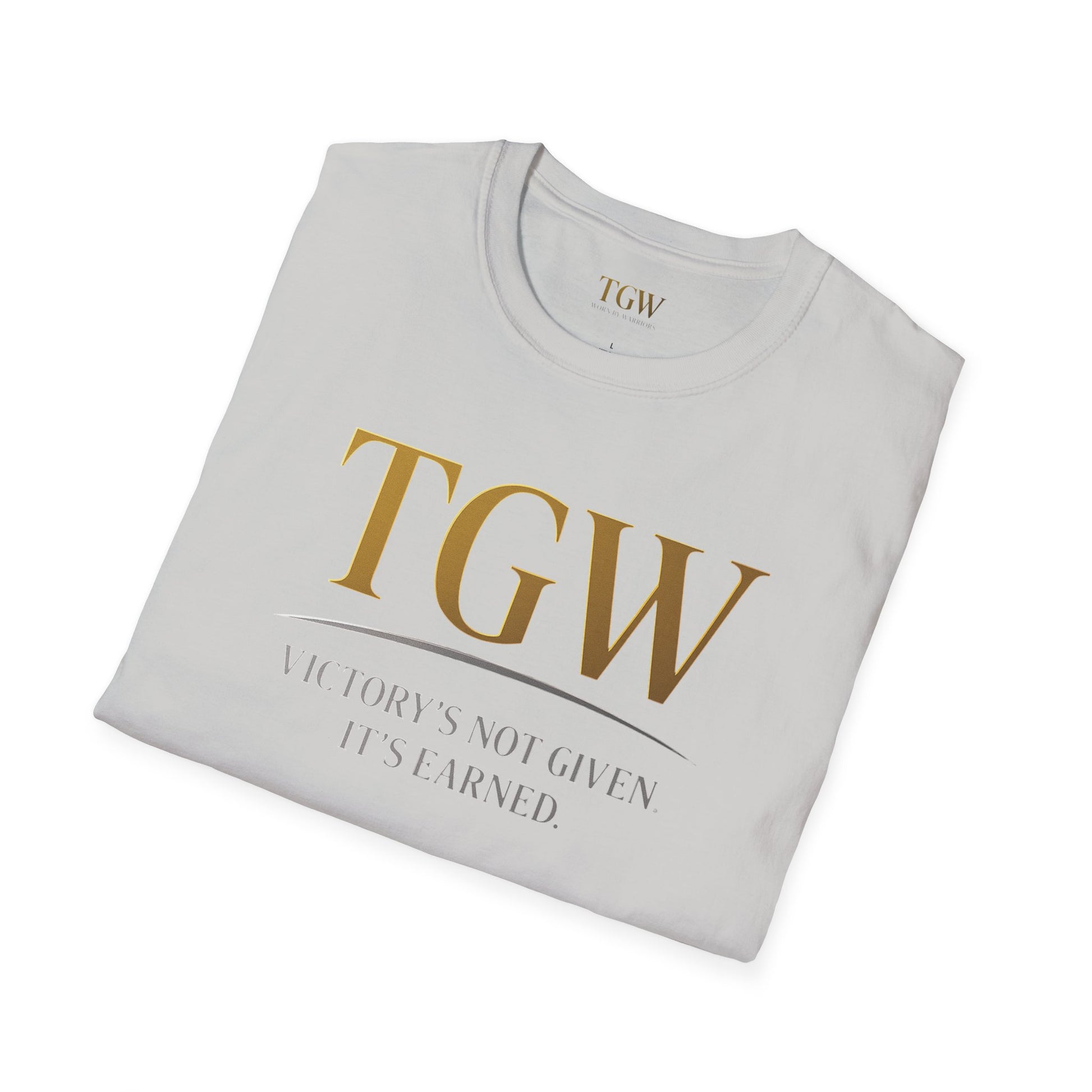 Victory Earned Unisex Softstyle T-Shirt | Motivational Tee, Inspirational Gift, Casual Wear, Empowering Apparel, Everyday Comfort