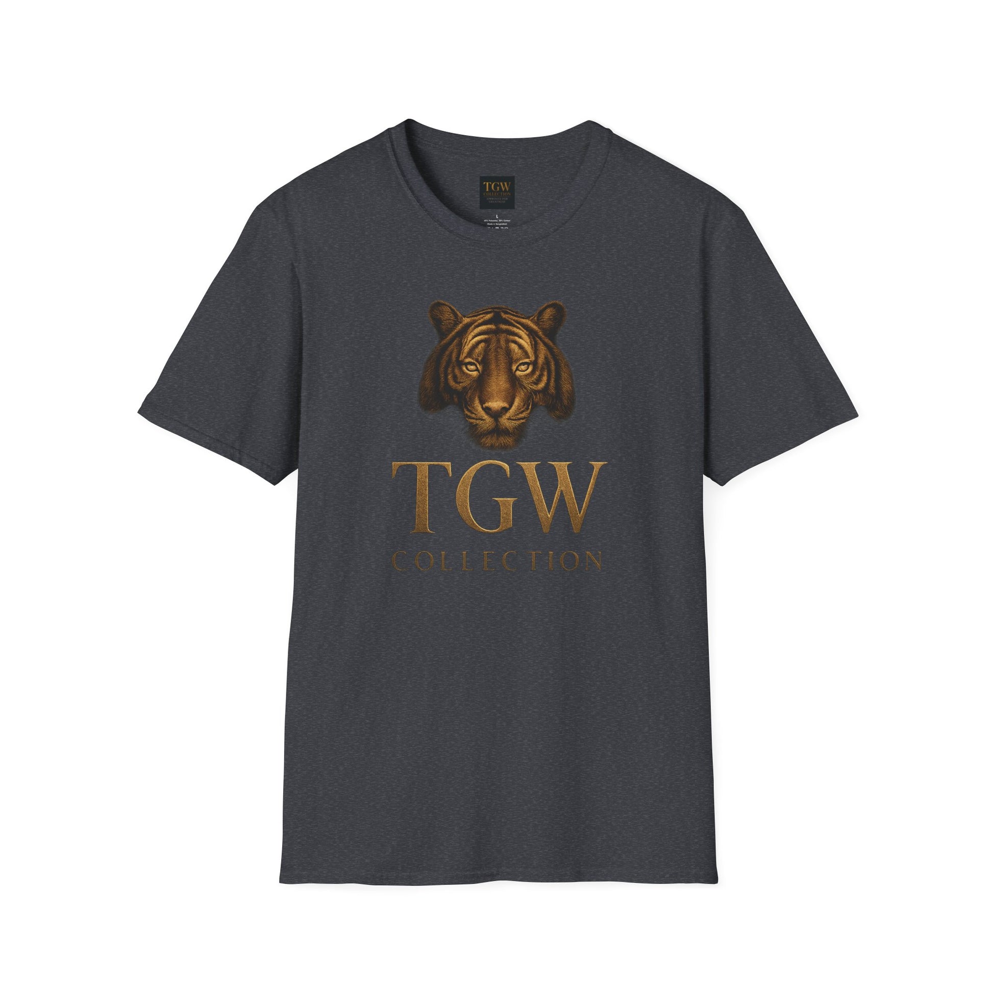 Tiger Head Softstyle T-Shirt | Casual Wear, Wild Animal Tee, Fashion Statement, Unique Design