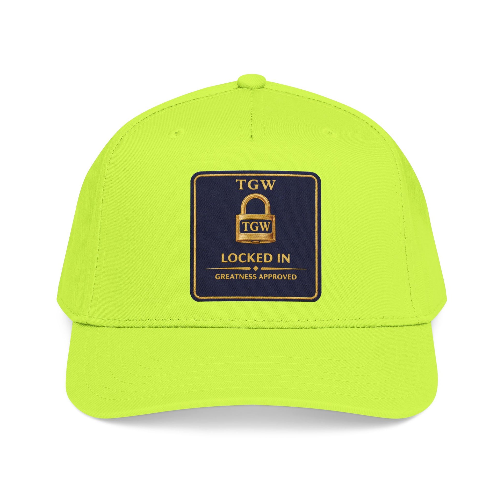 TGW “LOCKED IN” — Greatness Approved   Mid Profile Baseball Cap