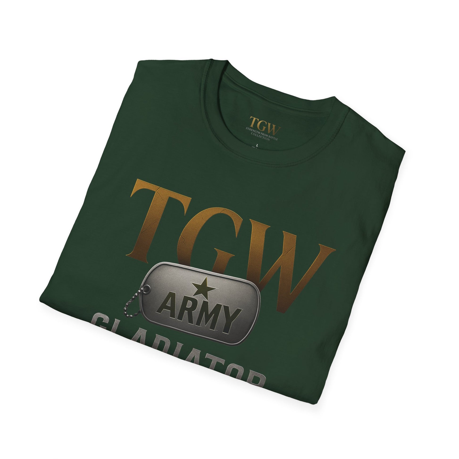Gladiator Within T-Shirt, Unisex Army Tee, Motivational Gift, Fitness Apparel, Casual Wear, Workout Top, Inspirational Shirt