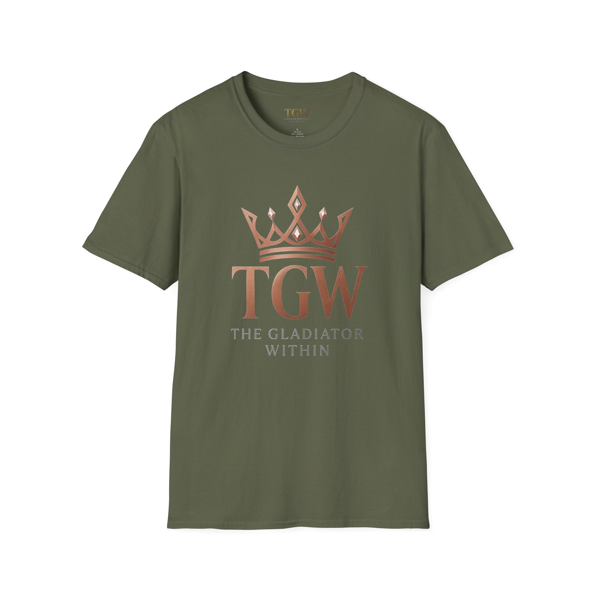 Women T-Shirts Gladiator Within, Motivational Tee, Soft-style Shirt, Graphic Shirt, Gift for Fitness Lovers, Inspirational Apparel