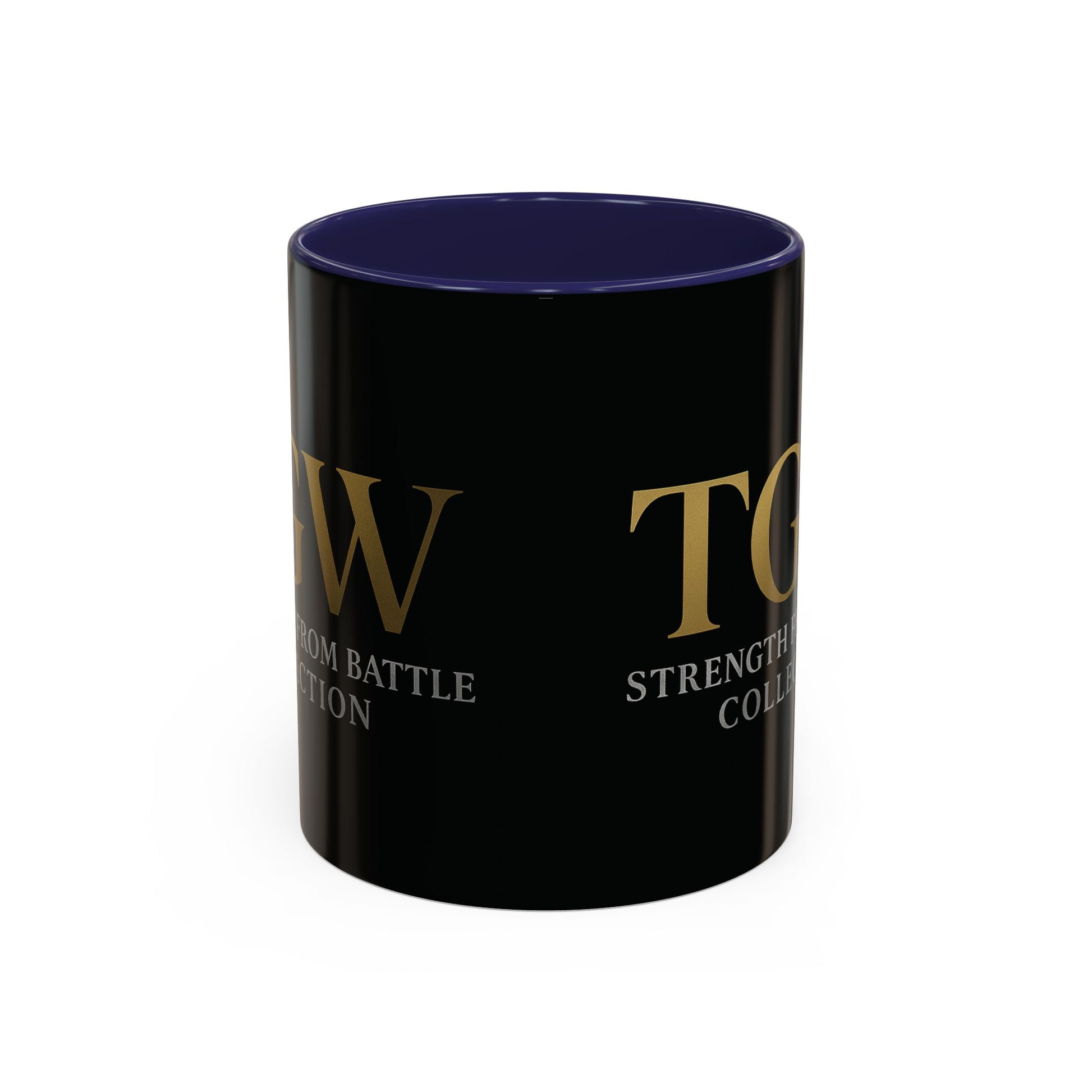Empowering Accent Coffee Mug - Strength from Battle Collection, Motivational Gift, Coffee Cup, Inspirational Mug, Tea Gift Idea