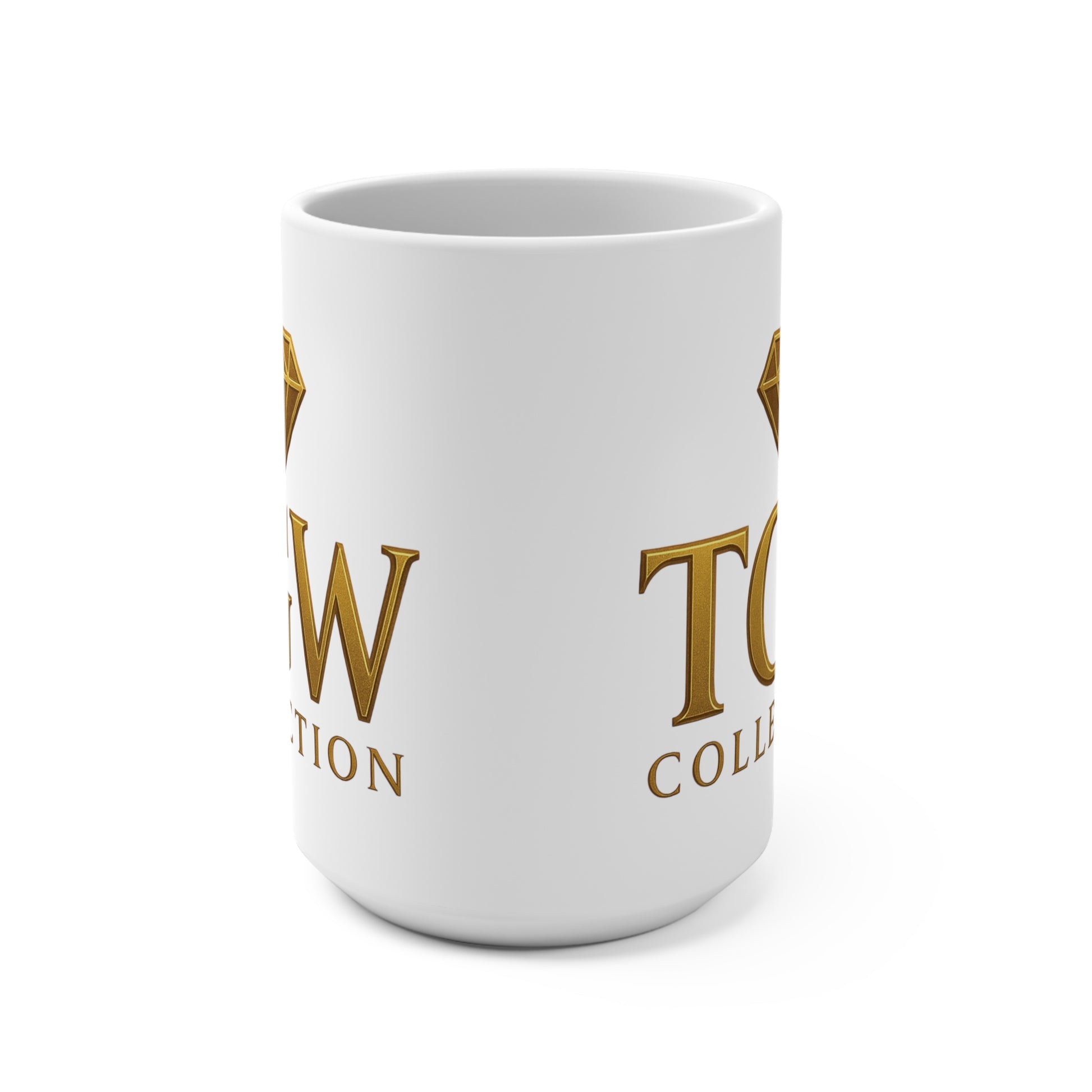 Elegant Gold Diamond Coffee Mug, Unique Gift, Home and Office Decor, Motivational Drinkware, Special Occasions