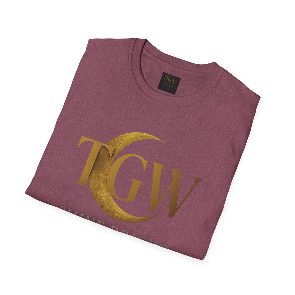 Shine Bright T-Shirt, Graphic Tee, Motivational Gift, Casual Wear, Inspirational Apparel