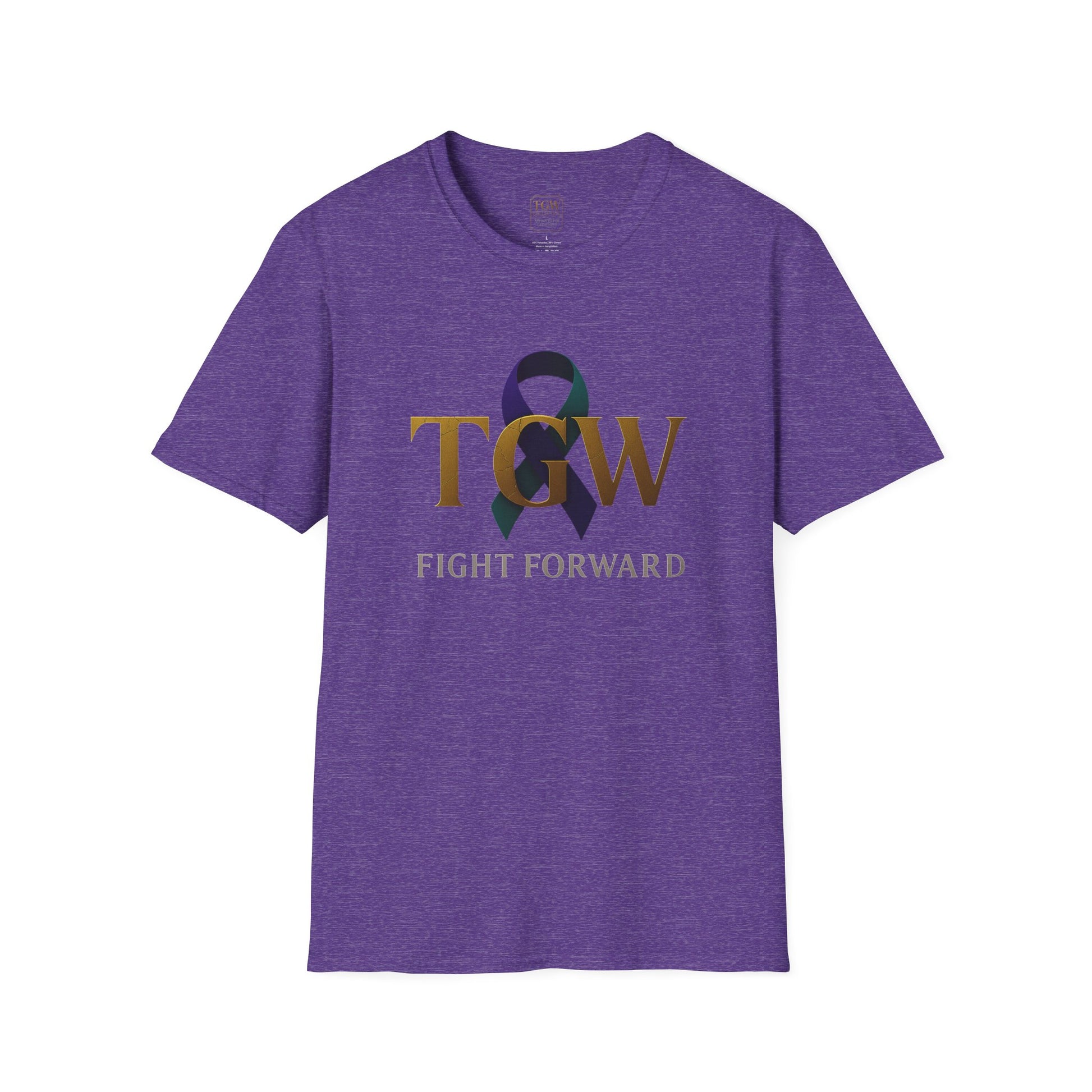 Inspirational T-Shirt, Fight Forward Awareness Tee, Supportive Gift, Casual Wear, Motivational Apparel