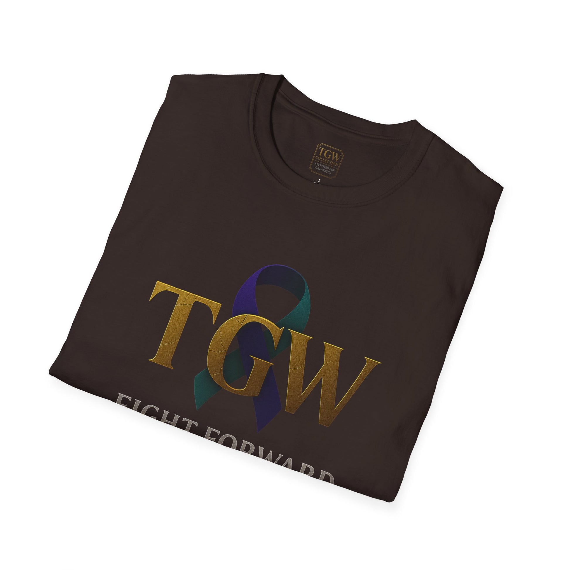 Inspirational T-Shirt, Fight Forward Awareness Tee, Supportive Gift, Casual Wear, Motivational Apparel