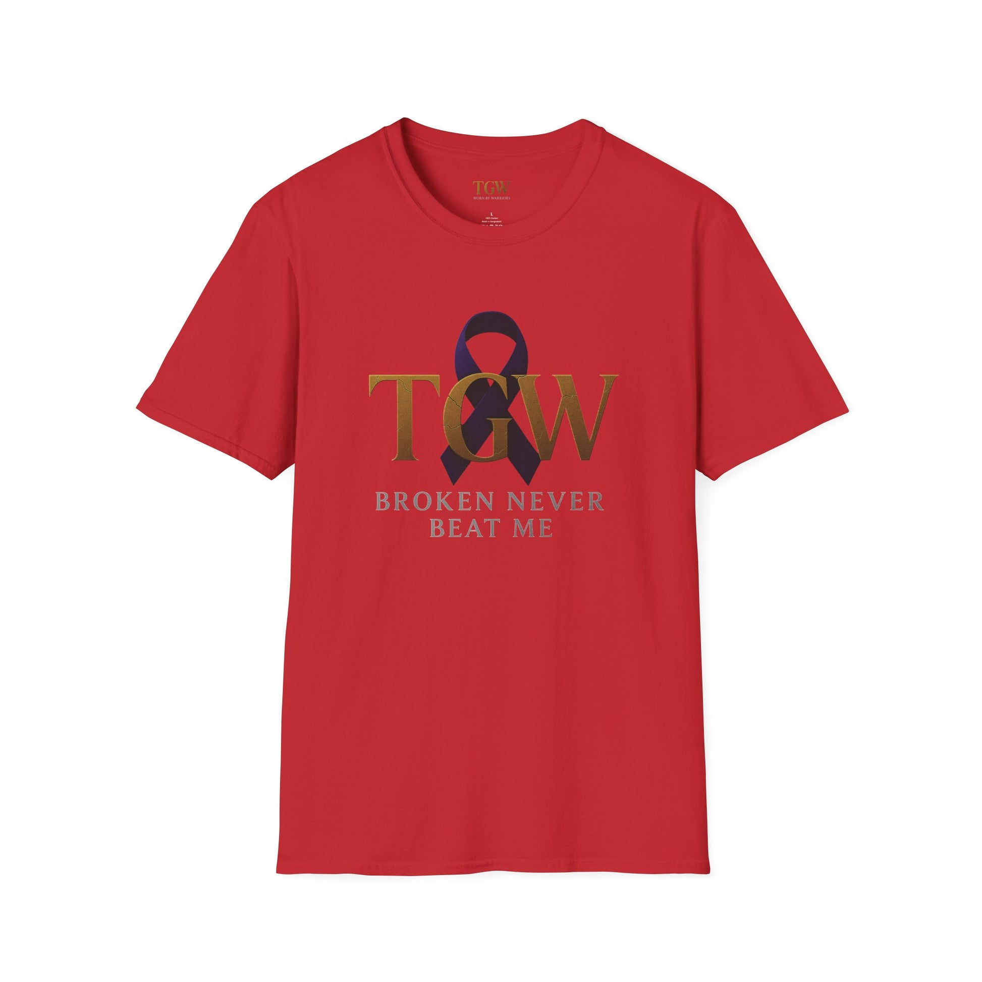 Empowering Unisex Softstyle T-Shirt, Supportive Tee for Awareness, Gift for Cancer Fighters, Casual Wear, Inspirational Shirt