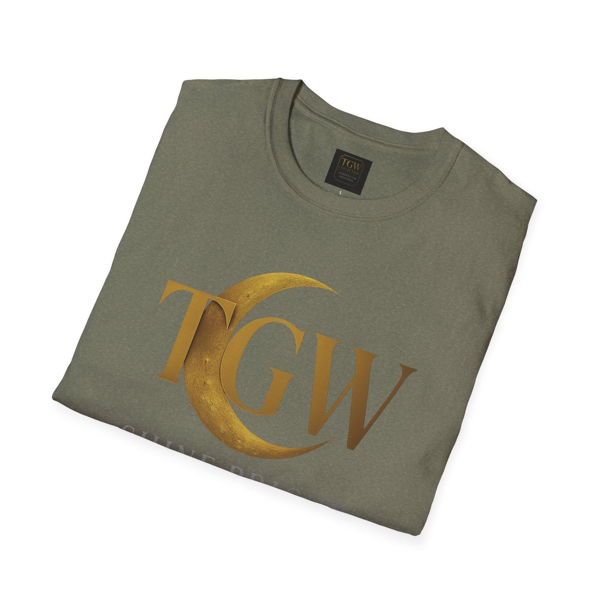 Shine Bright T-Shirt, Graphic Tee, Motivational Gift, Casual Wear, Inspirational Apparel