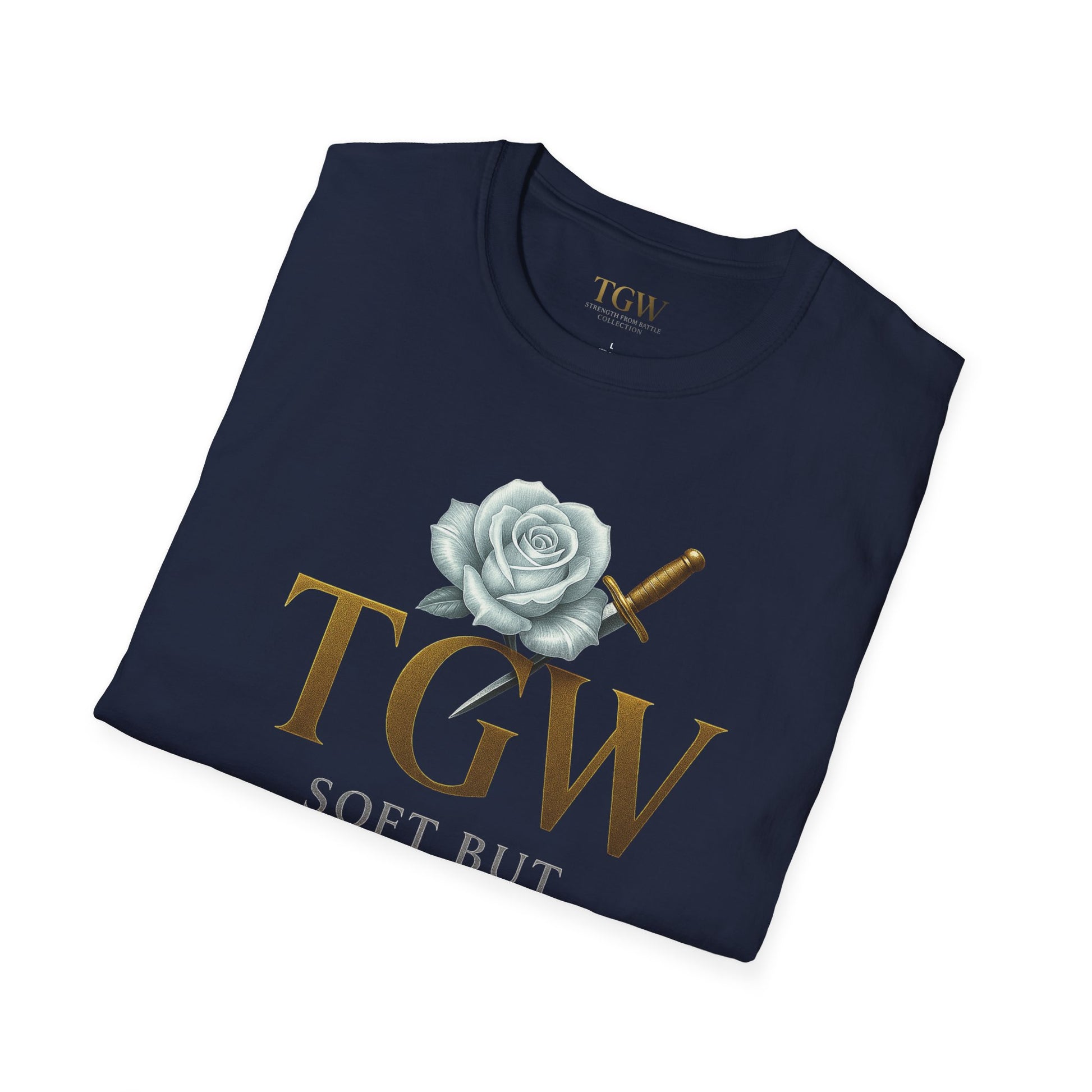 Soft style T-Shirt - Soft but Unbreakable Graphic Tee, Motivational Shirt, Gift for Her, Casual Wear, Inspirational Fashion