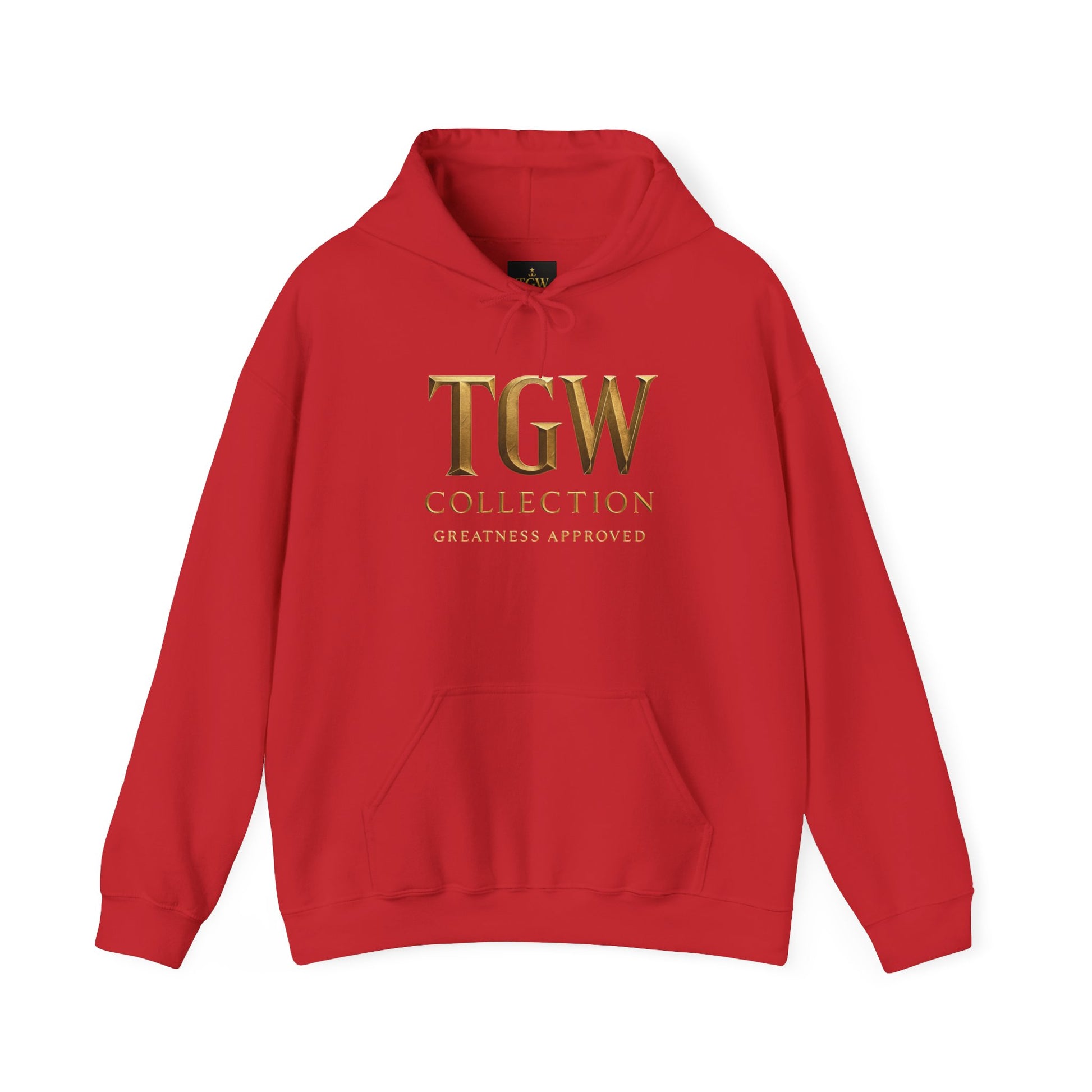 Elegant Gold Graphic Hoodie for Trendy Comfort | Sweatshirt, Cozy Wear, Fashion Gift, Casual Style, TGW Collection
