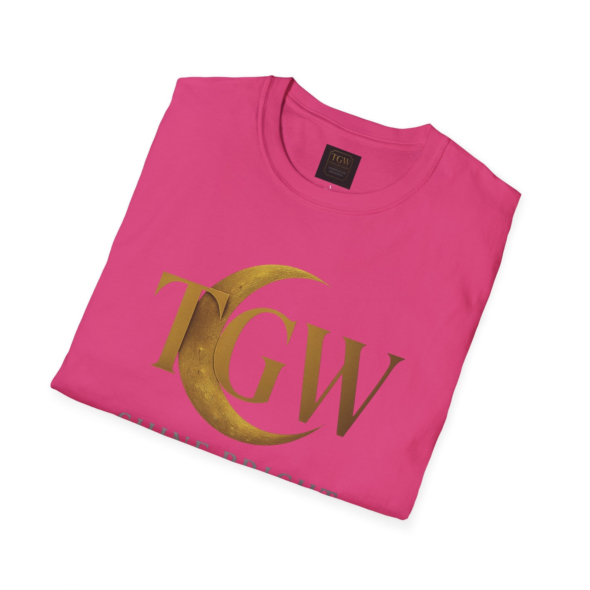 Shine Bright T-Shirt, Graphic Tee, Motivational Gift, Casual Wear, Inspirational Apparel