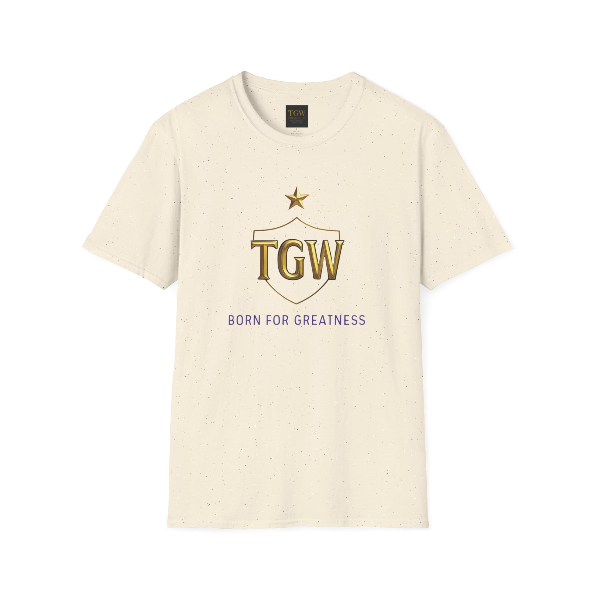 Softstyle T-Shirt - TGW 'Born for Greatness' Tee, Motivational Gift, Casual Wear, Inspirational Apparel, Achievement