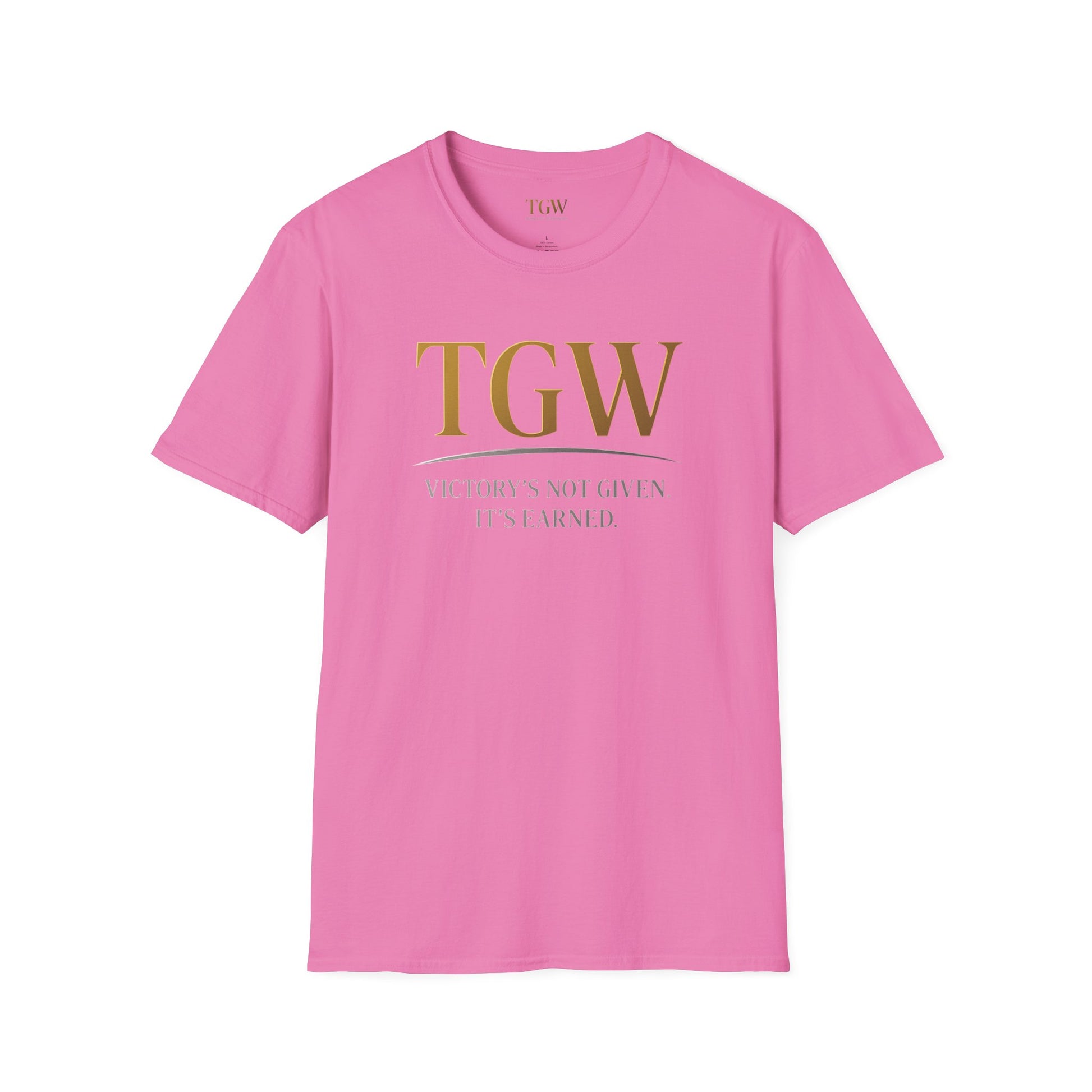 Victory Earned Unisex Softstyle T-Shirt | Motivational Tee, Inspirational Gift, Casual Wear, Empowering Apparel, Everyday Comfort