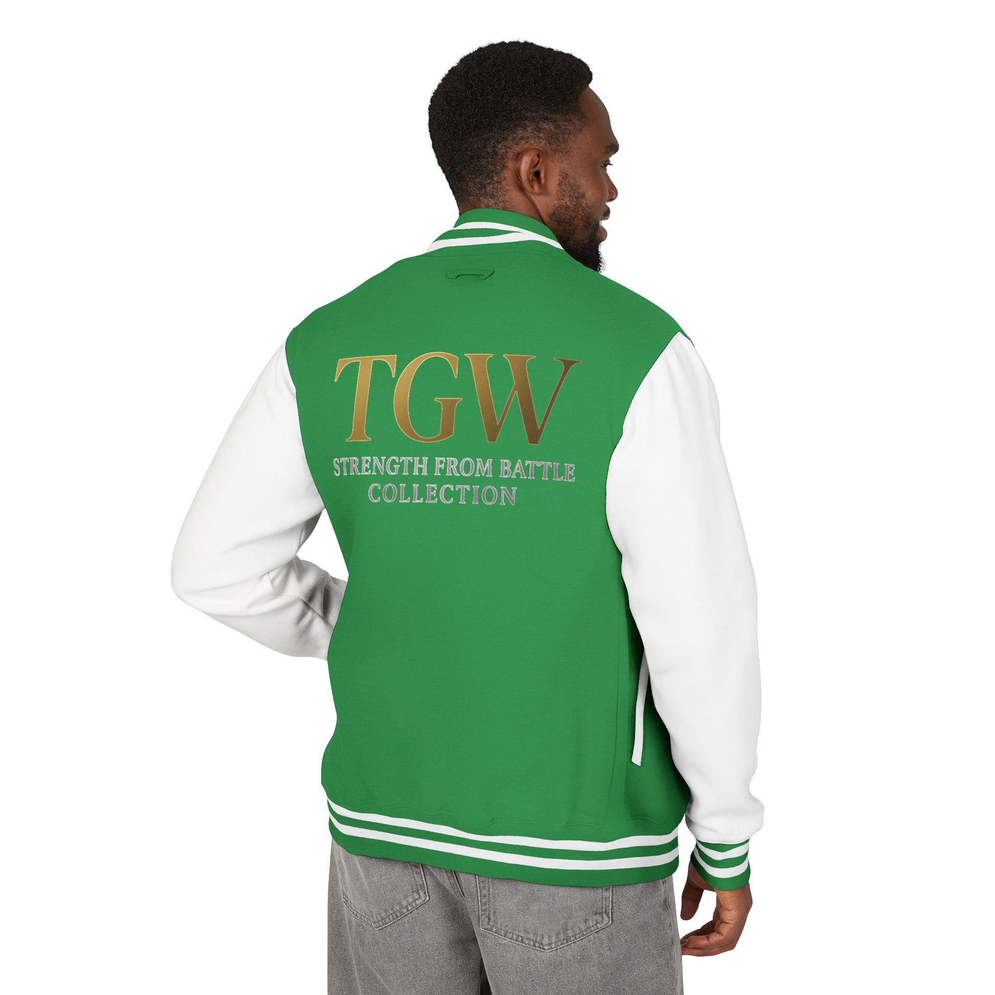 Men Heavyweight Letterman Jacket - Vintage Style Varsity Jacket for Everyday Wear, Sports Events, Graduation, Casual Outings, Team Spirit