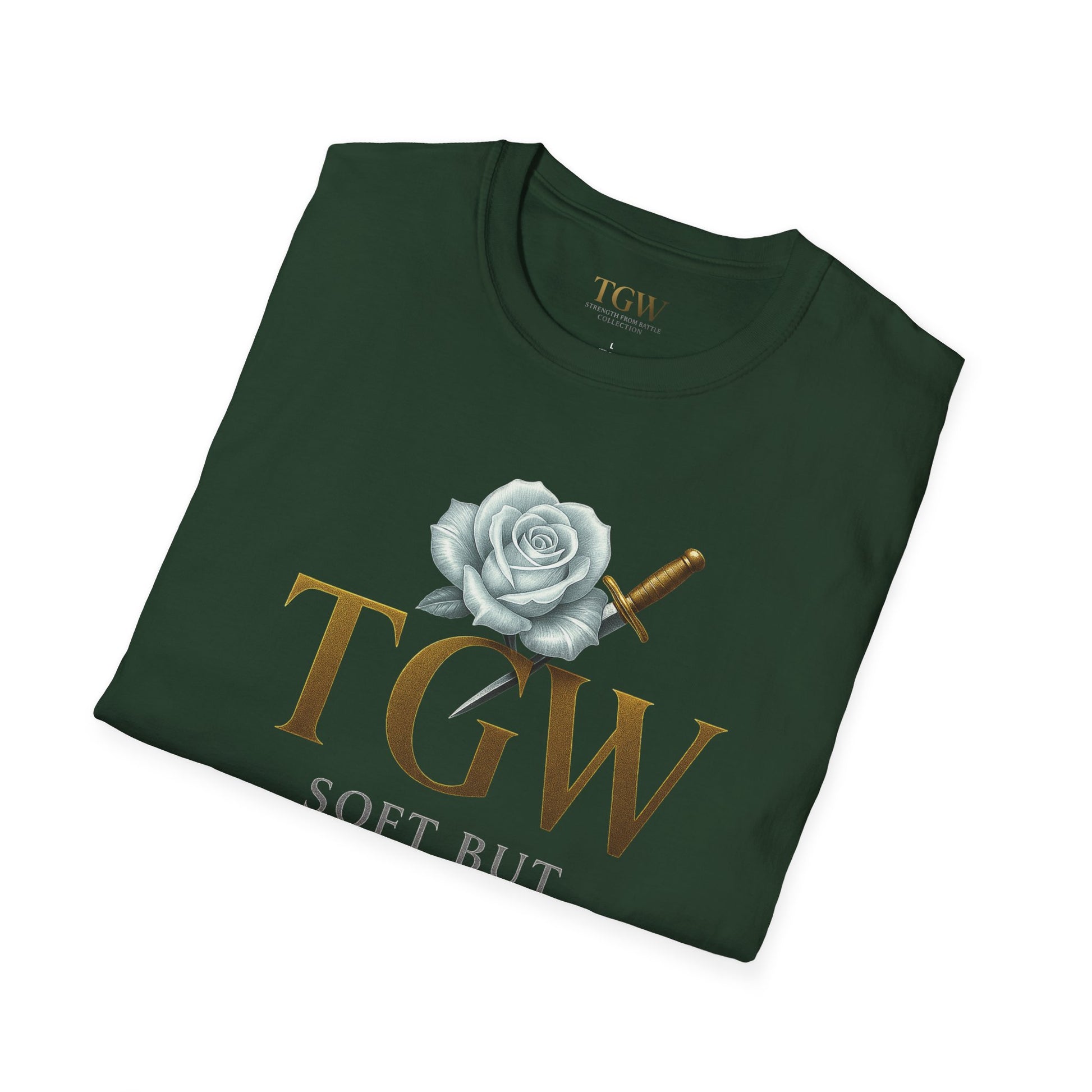 Soft style T-Shirt - Soft but Unbreakable Graphic Tee, Motivational Shirt, Gift for Her, Casual Wear, Inspirational Fashion