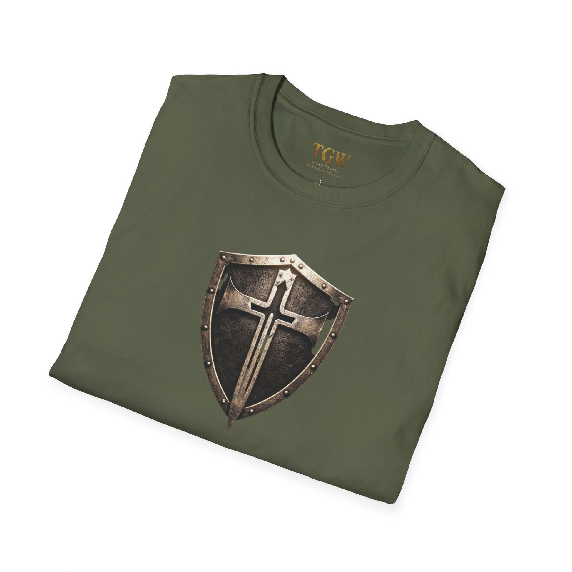 Shield of Resolve (TGW Collection Greatness Approved) Softstyle T-Shirt