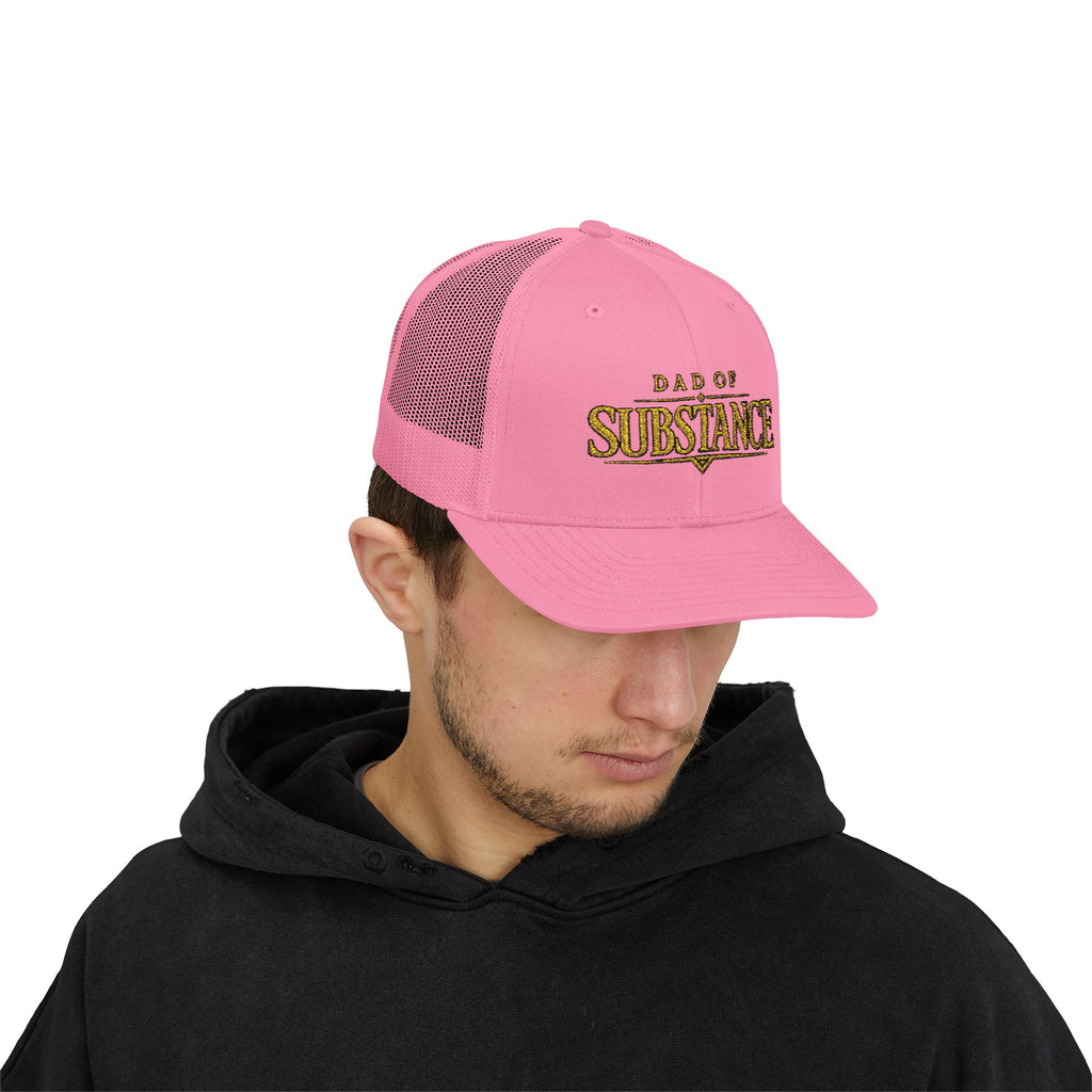 TGW COLLECTION TM - Dad of Substance Snapback Trucker Cap