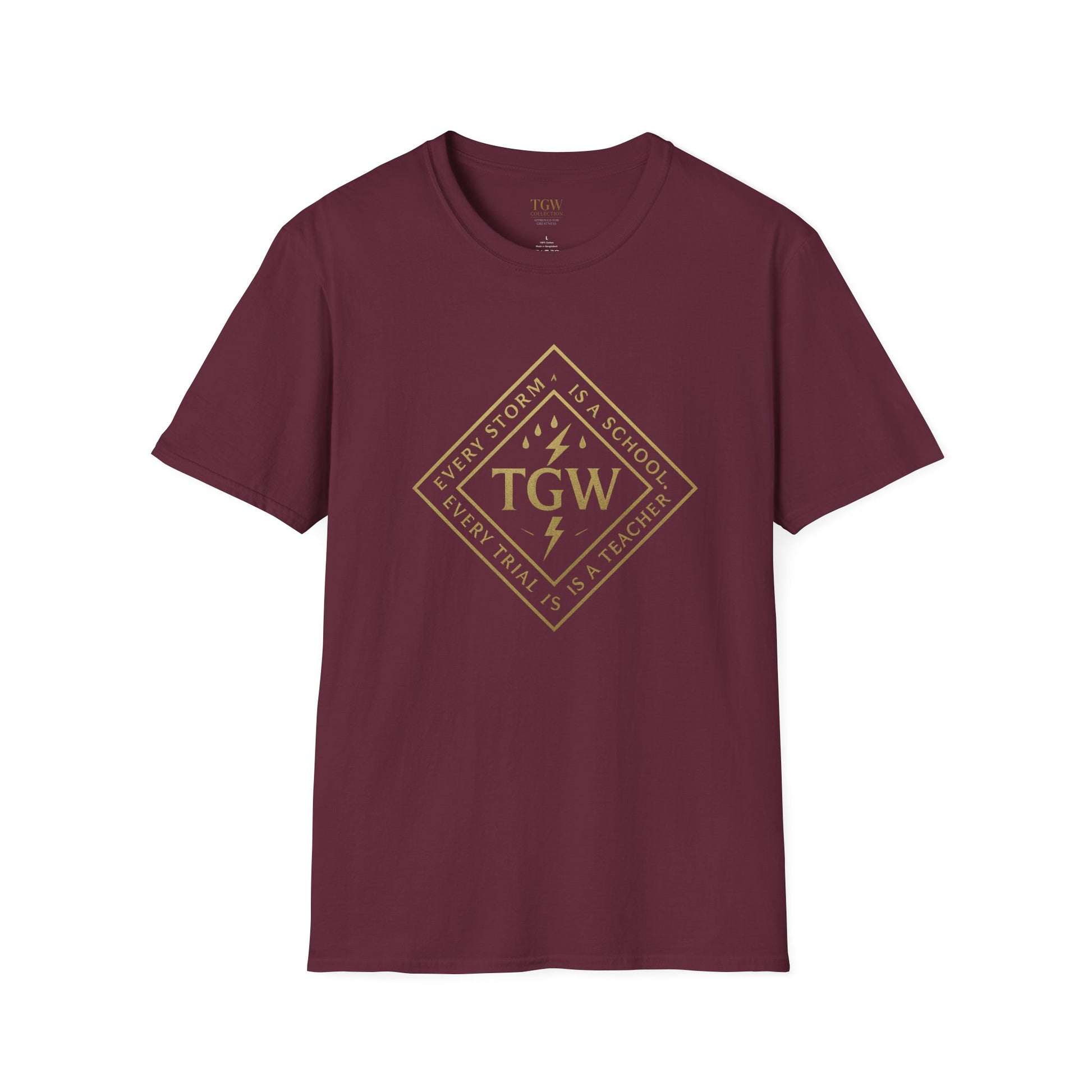 Graphic Tee with Lightning Design - Casual Trendy T-Shirt for Everyday Wear, Gifts, Occasions, Festivals