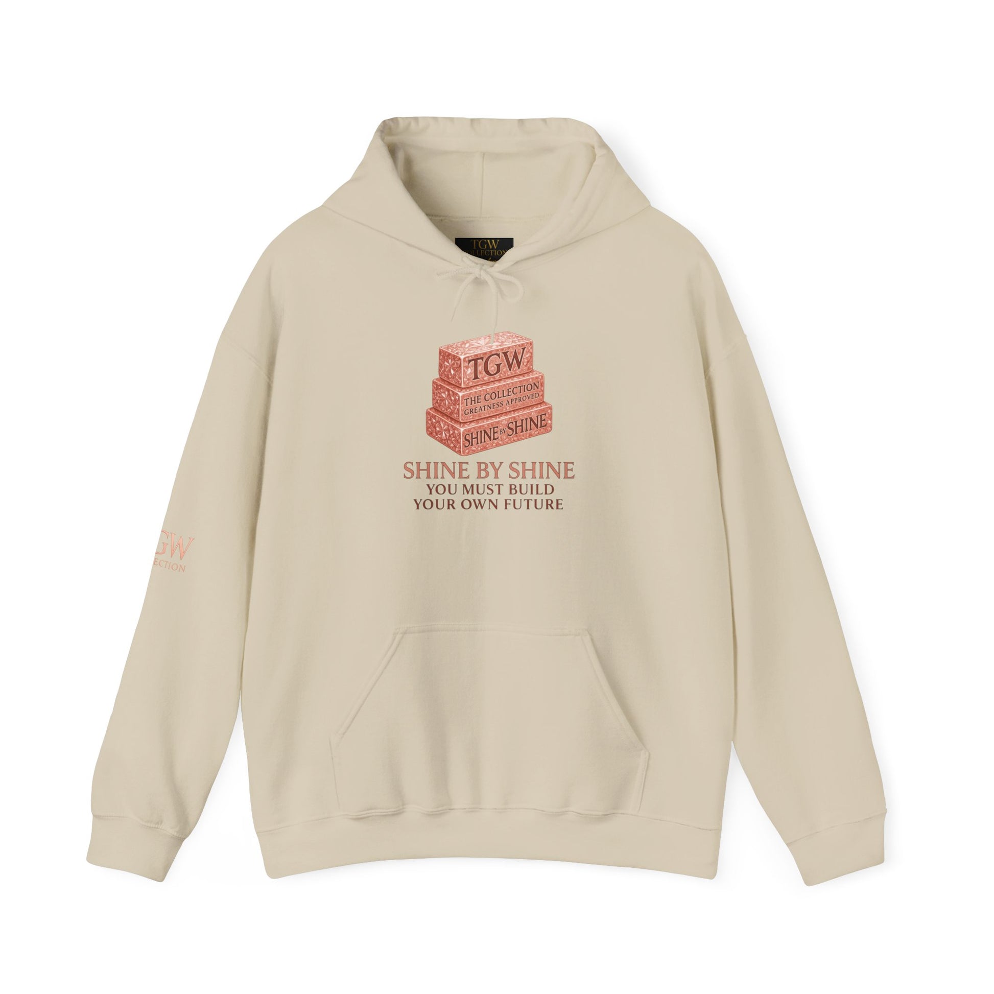 Shine By Shine Inspirational Hoodie — You Must Build Your Own Future