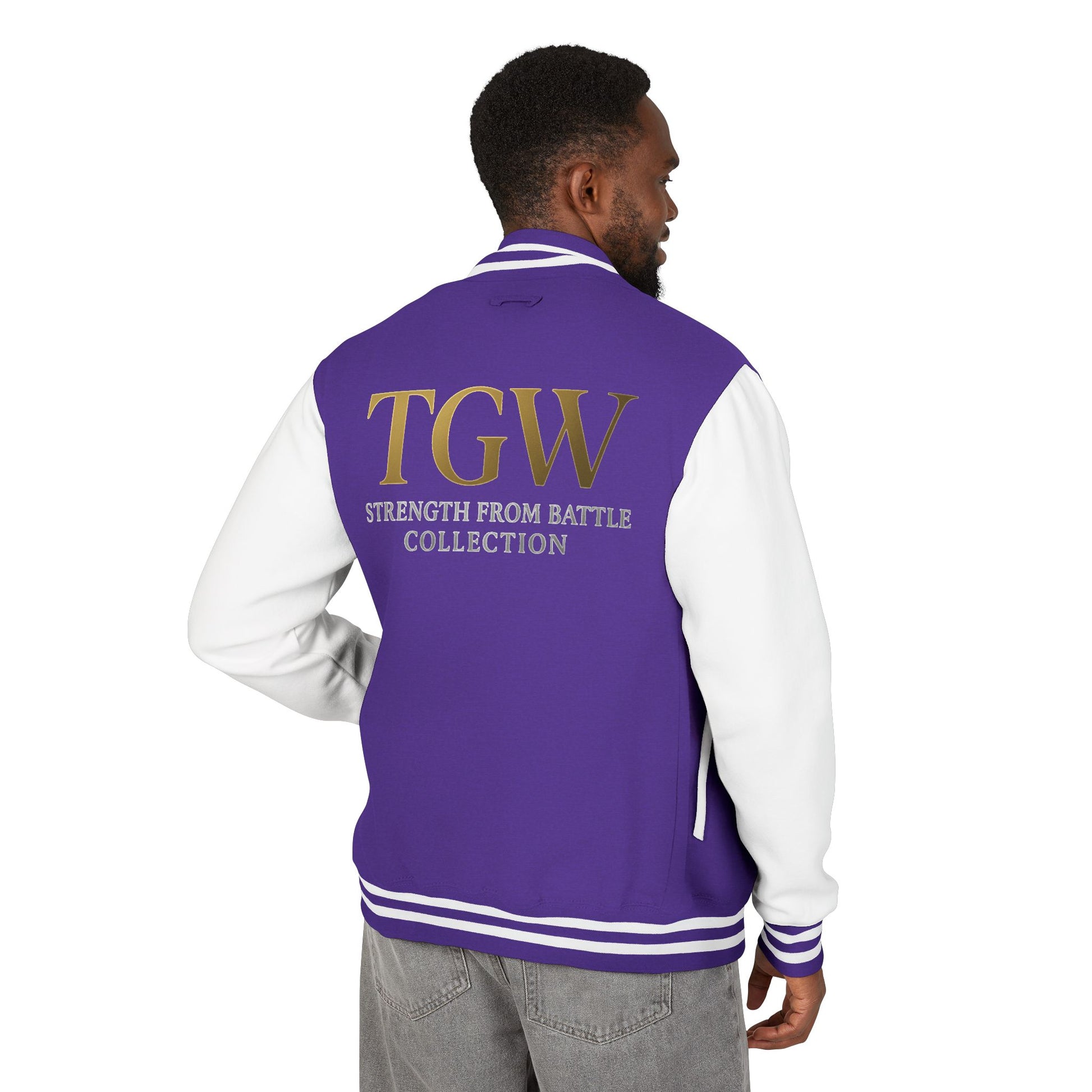 Men Heavyweight Letterman Jacket - Vintage Style Varsity Jacket for Everyday Wear, Sports Events, Graduation, Casual Outings, Team Spirit