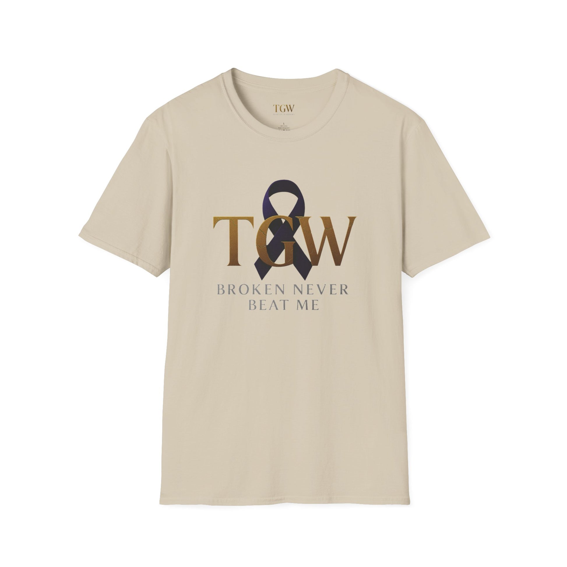 Empowering Unisex Softstyle T-Shirt, Supportive Tee for Awareness, Gift for Cancer Fighters, Casual Wear, Inspirational Shirt