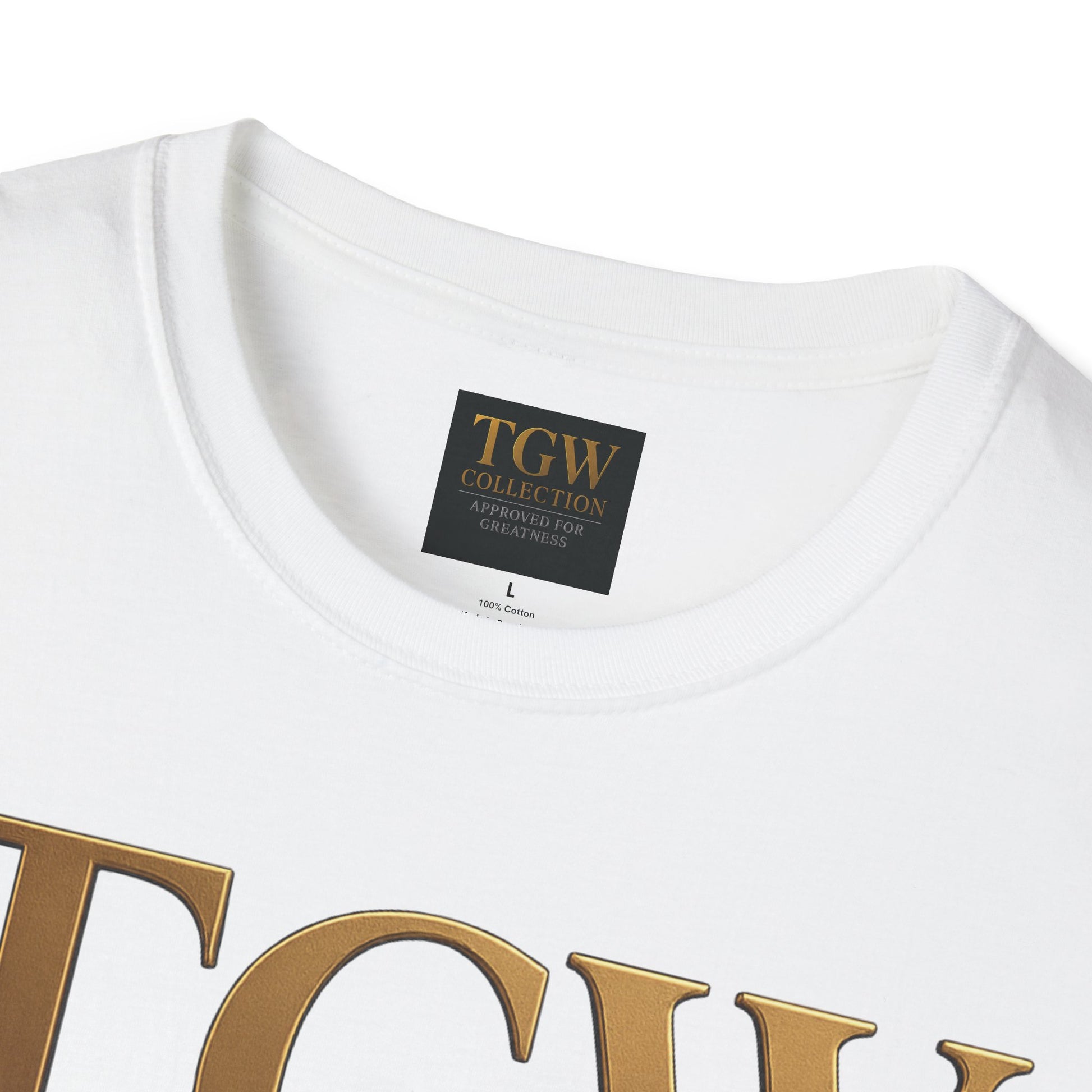 TGW Collection  Soft style T-Shirt | Casual Graphic Tee | Greatness Approved | Perfect for Everyday Wear, Gifts, and Celebrations