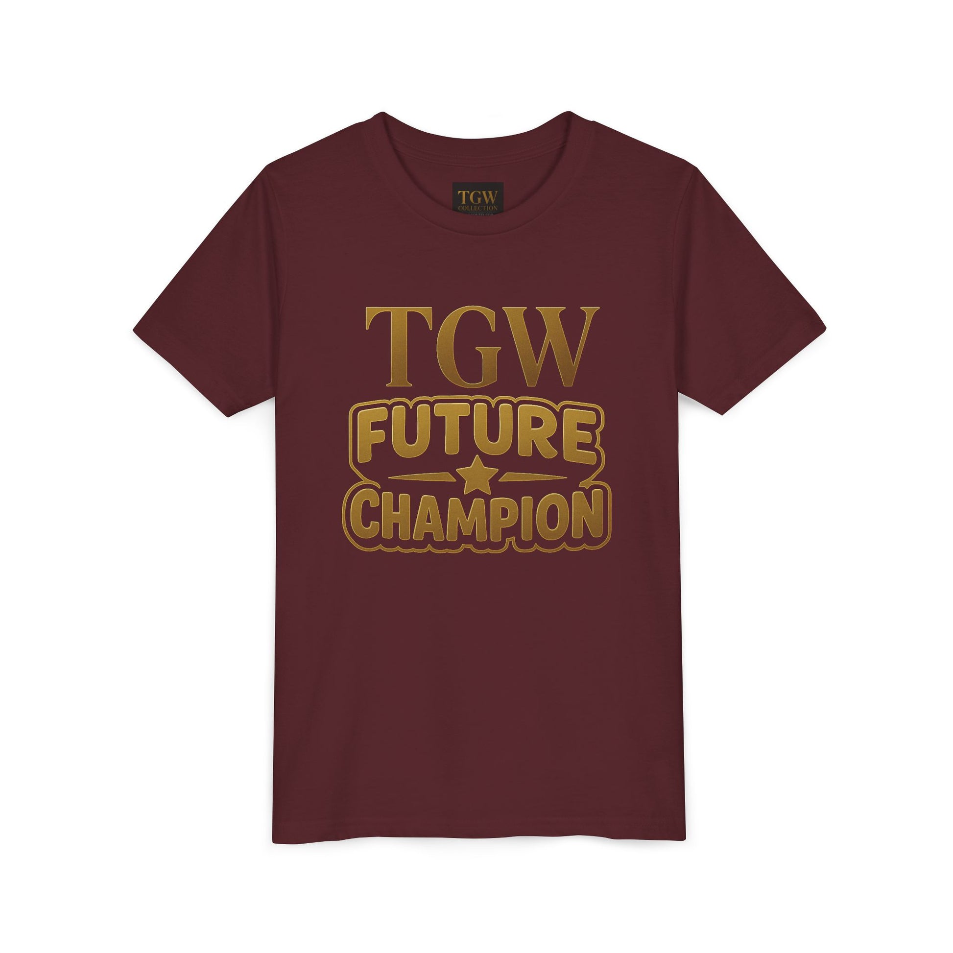 Future Champion Youth Tee - Motivational Kids Shirt, Sportswear, Birthday Gift, Fun Apparel, Champion Theme