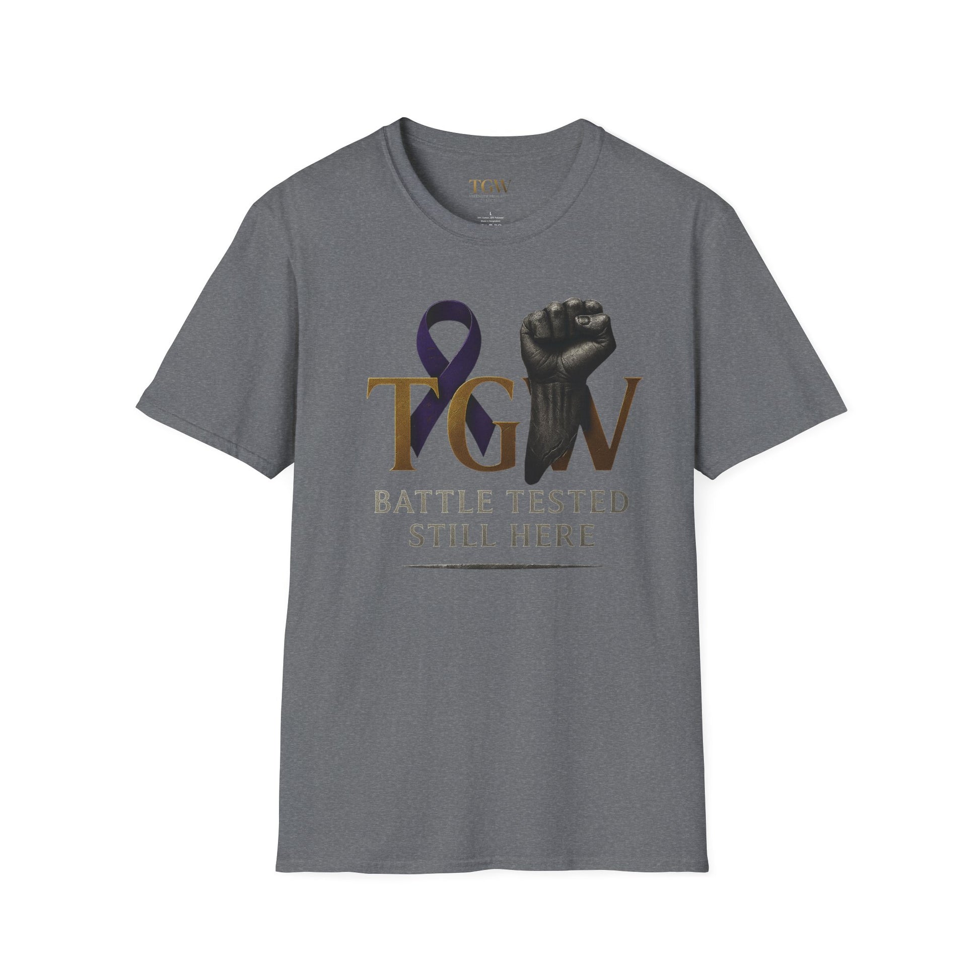 Men Empowerment Graphic Tee - Soft style T-Shirt, Battle Tested Shirt, Motivational Gift, Activism Apparel, Everyday Wear, Gift for Heroes