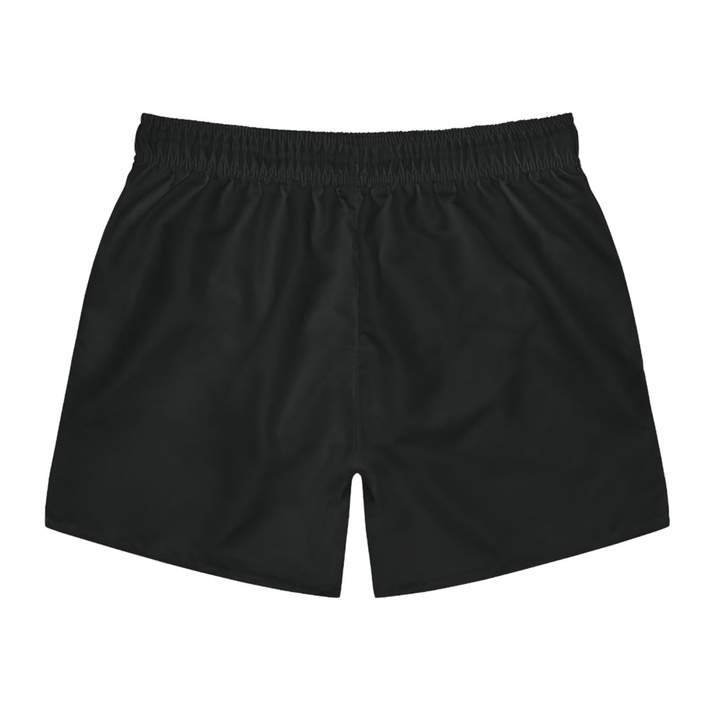 Faith Over Fear Swim Trunks, Comfortable Beachwear, Summer Swim Shorts, Trendy Poolside Attire, Men's Swimwear