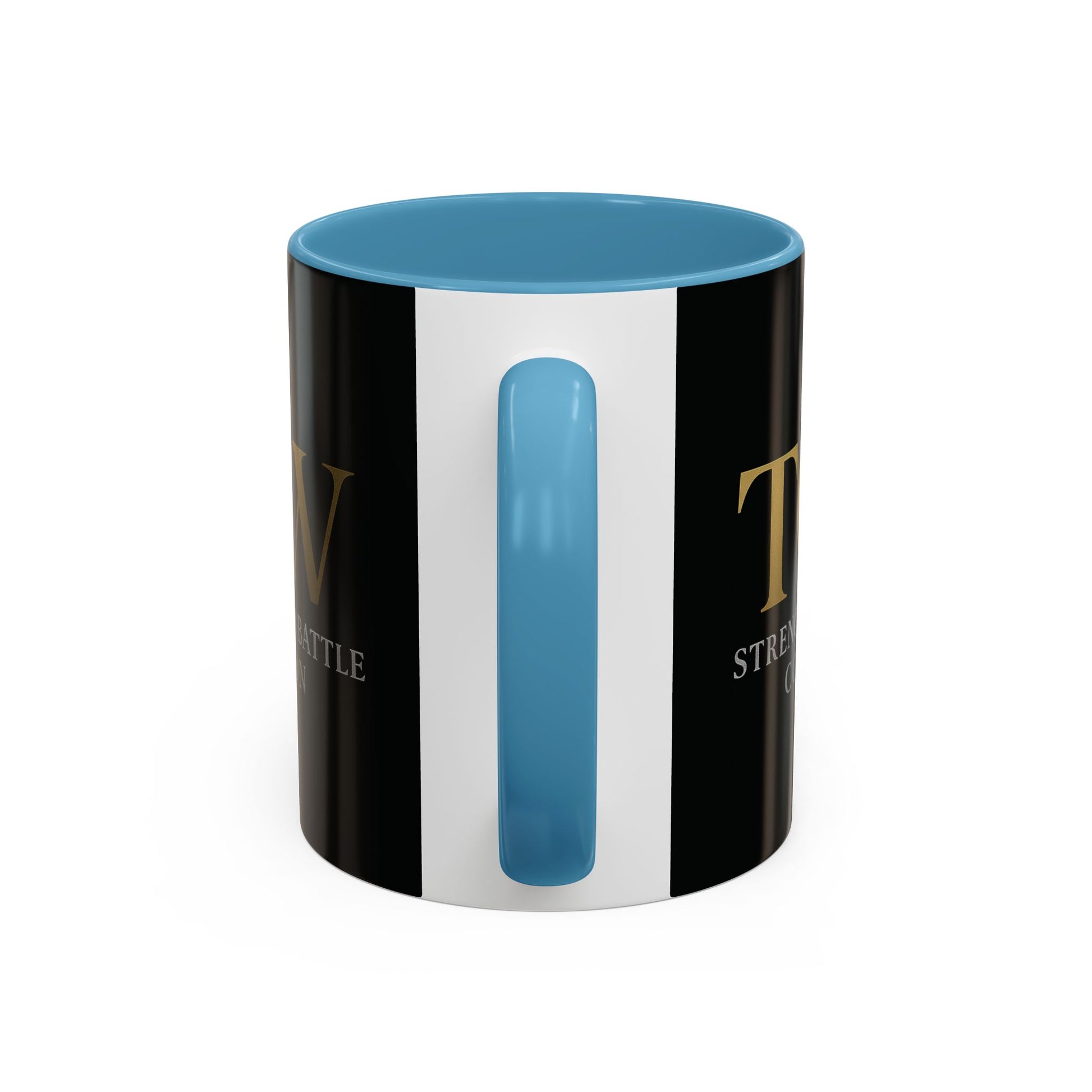 Empowering Accent Coffee Mug - Strength from Battle Collection, Motivational Gift, Coffee Cup, Inspirational Mug, Tea Gift Idea