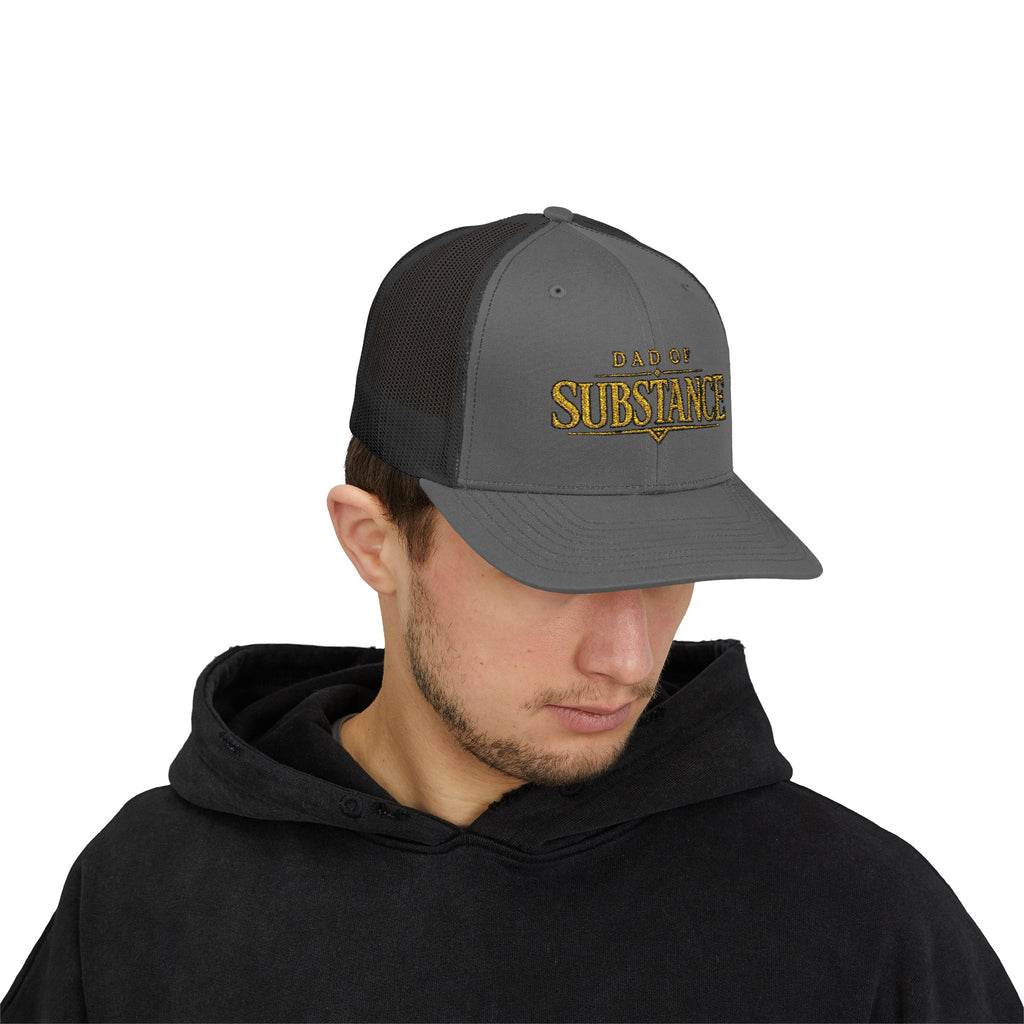TGW COLLECTION TM - Dad of Substance Snapback Trucker Cap