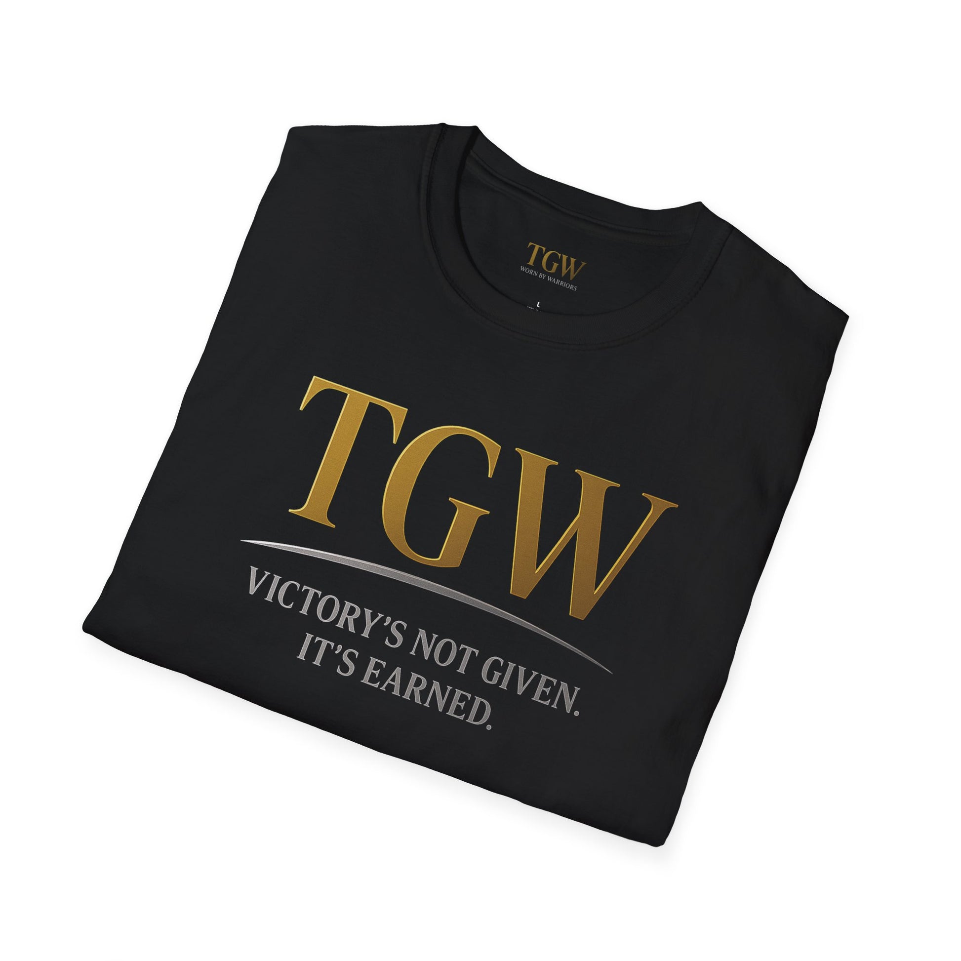 Victory Earned Unisex Softstyle T-Shirt | Motivational Tee, Inspirational Gift, Casual Wear, Empowering Apparel, Everyday Comfort