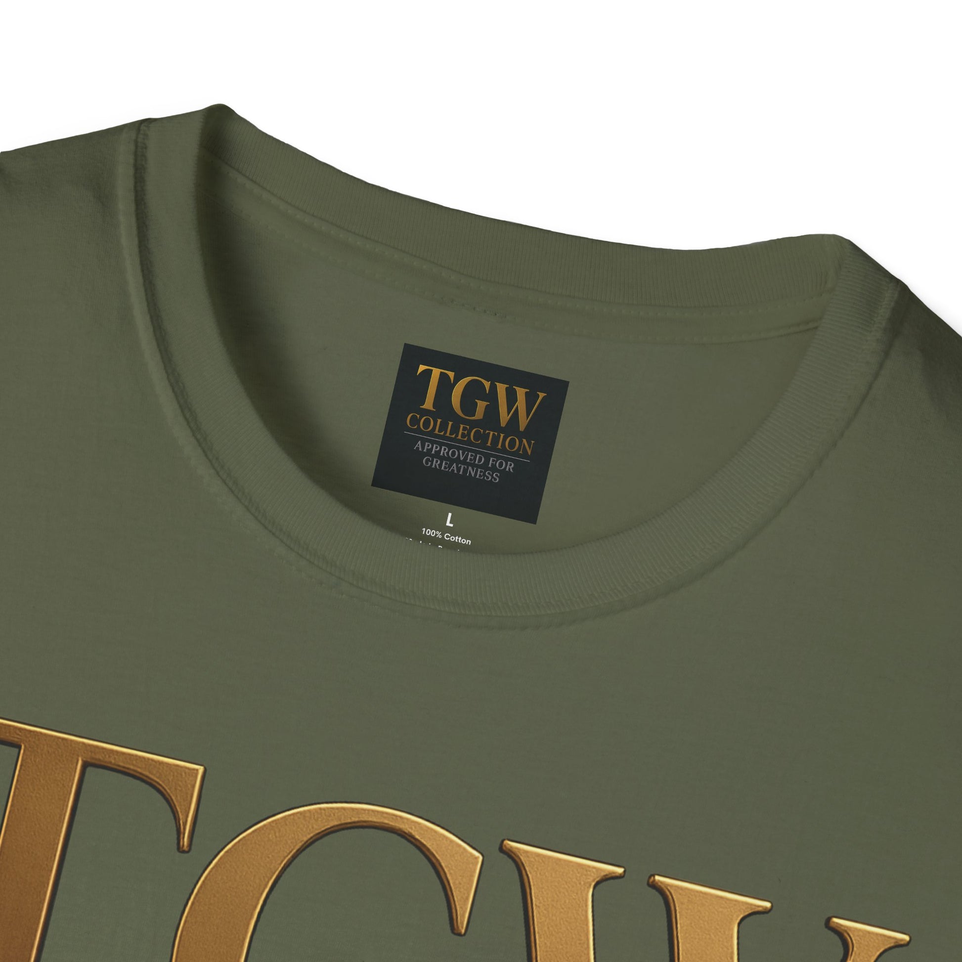 TGW Collection  Soft style T-Shirt | Casual Graphic Tee | Greatness Approved | Perfect for Everyday Wear, Gifts, and Celebrations